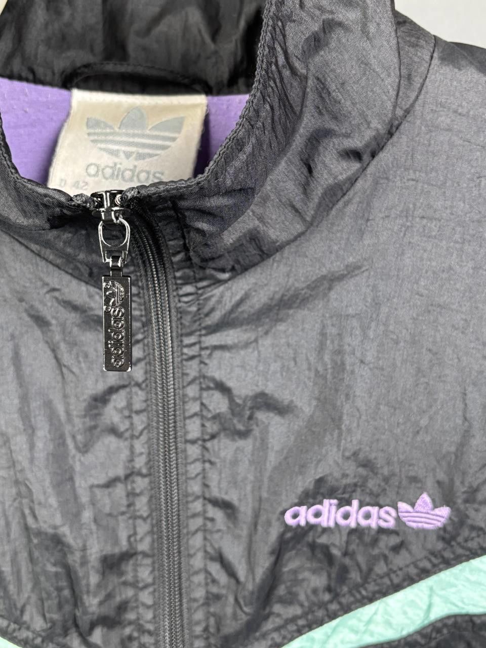 Adidas Adidas Windbreaker Jacket Size M Blue Full Zip Retro Size US M / EU 48-50 / 2 - 3 Thumbnail
