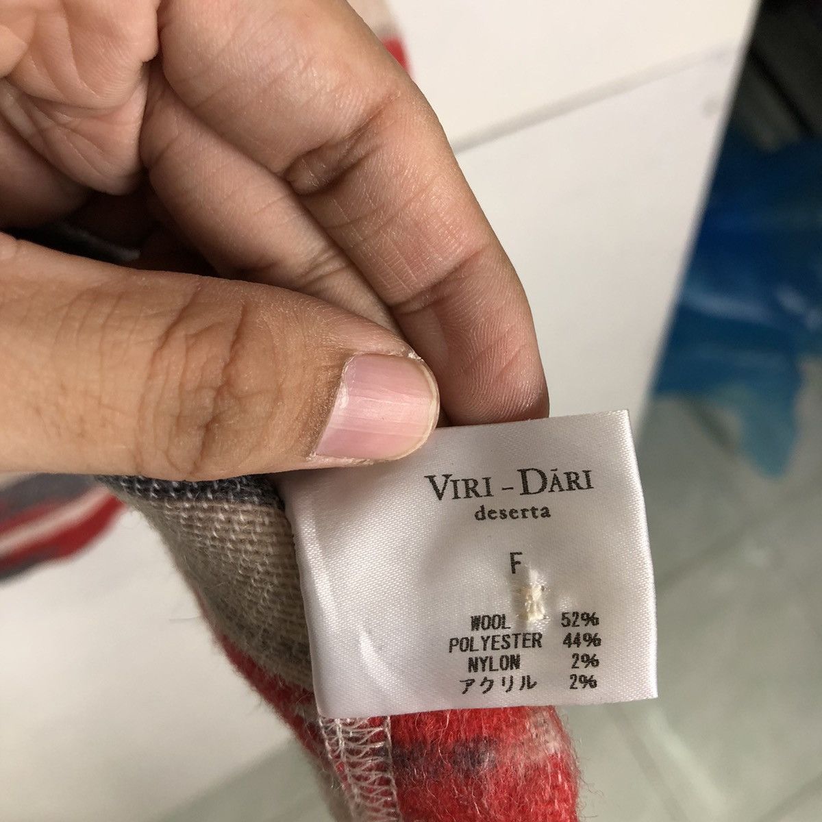 Japanese Brand 🔥Oversized Poncho Jacket Striped Viri-Dari Deserta Japan Size US L / EU 52-54 / 3 - 15 Thumbnail