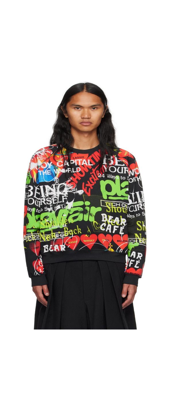 Vivienne Westwood o1f1d3z0426 Raglan Sweatshirt in Multicolor Size US M / EU 48-50 / 2 - 1 Thumbnail