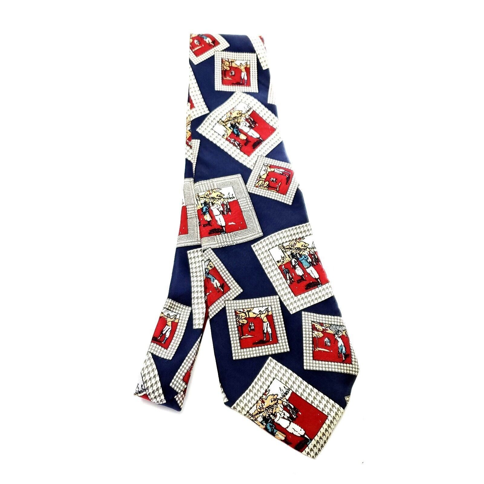 Pierre Cardin Pierre Cardin Blue Silk Tie Woven Graphic Size ONE SIZE - 6 Thumbnail