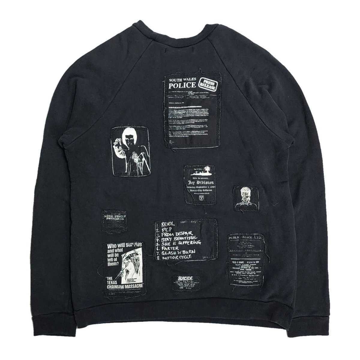 Raf Simons AWO1 Riot Riot Riot Everything Patch Sweater | Grailed