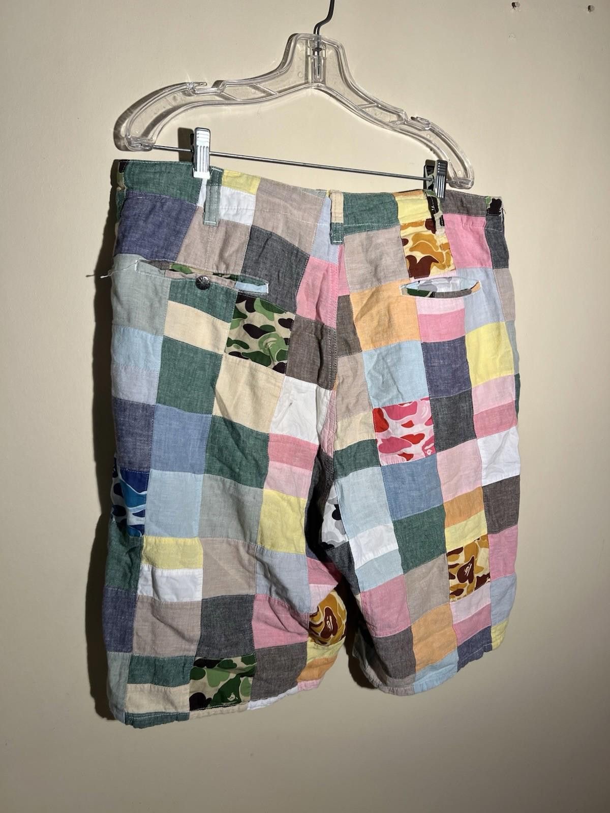 Bape A Bathing Ape BAPE Multi Camo Patchwork Cargo Shorts L Size US 34 / EU 50 - 6 Thumbnail