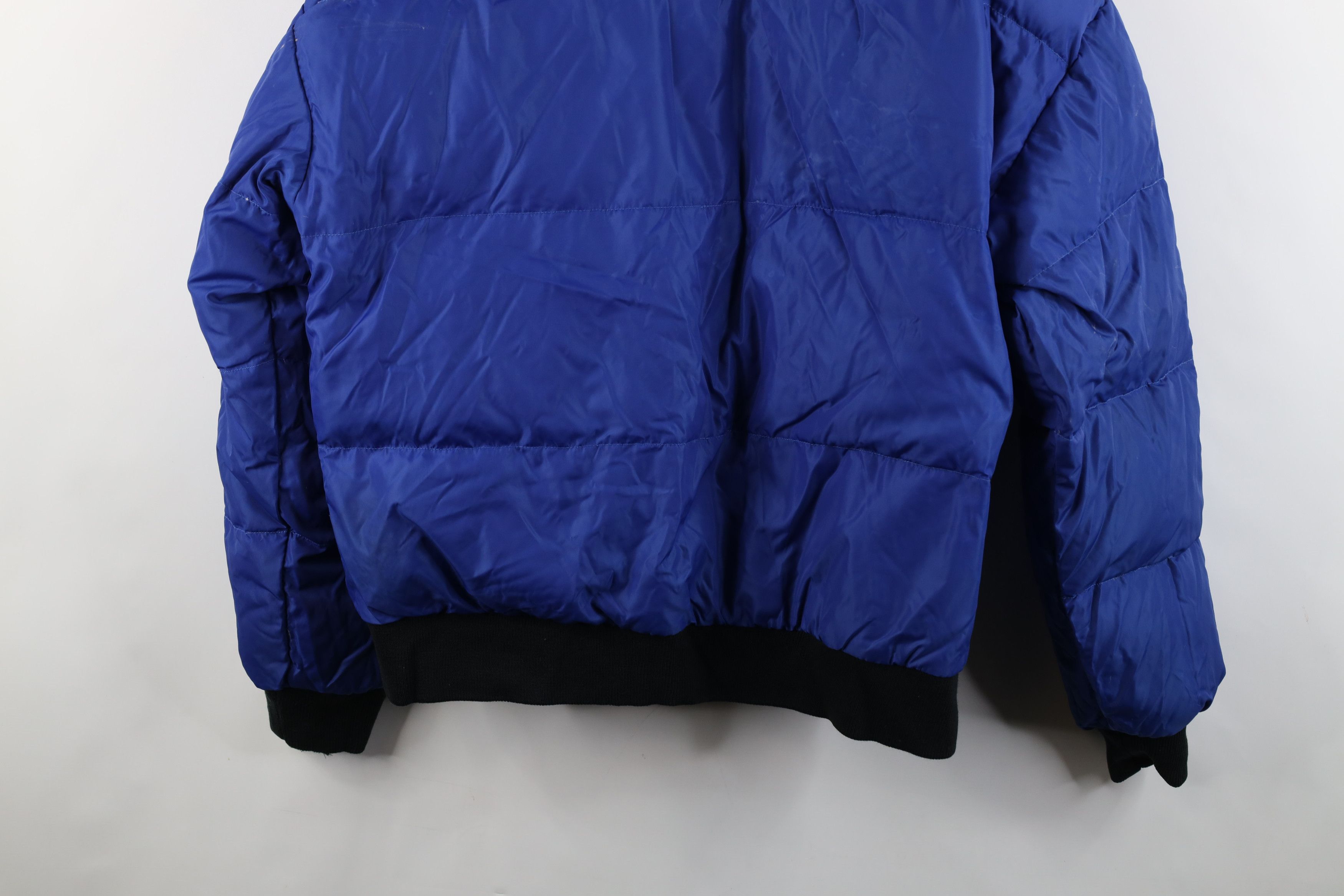 Vintage × Woolrich Woolen Mills Vintage 90s Woolrich Spell Out 2 In 1 Puffer Jacket Red Blue Size US XL / EU 56 / 4 - 18 Thumbnail