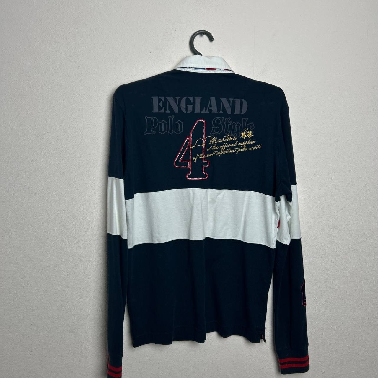 La Martina Designer La martina Big logo y2k opium streetwear longsleeve Size US S / EU 44-46 / 1 - 11 Thumbnail