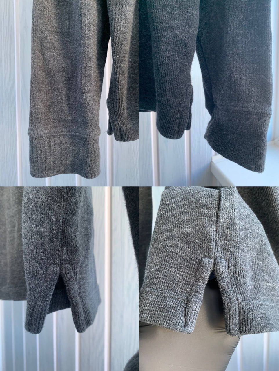 Polo Ralph Lauren Polo Ralph Lauren Grey Cotton 1/4 Zip Pullover Sweater Size US L / EU 52-54 / 3 - 17 Thumbnail