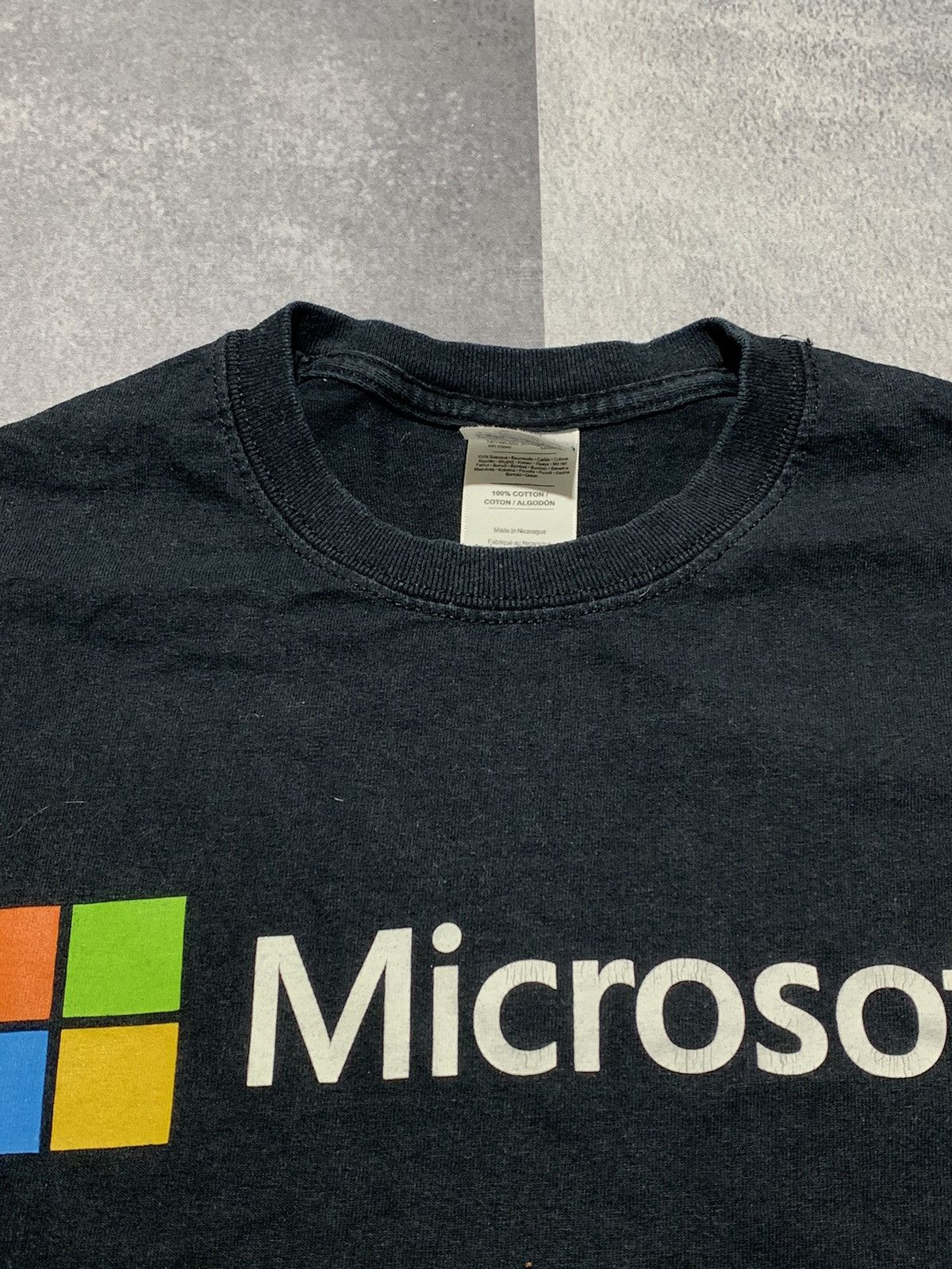 Other Vintage Y2K Microsoft faded tee big logo style size S Size US S / EU 44-46 / 1 - 6 Thumbnail