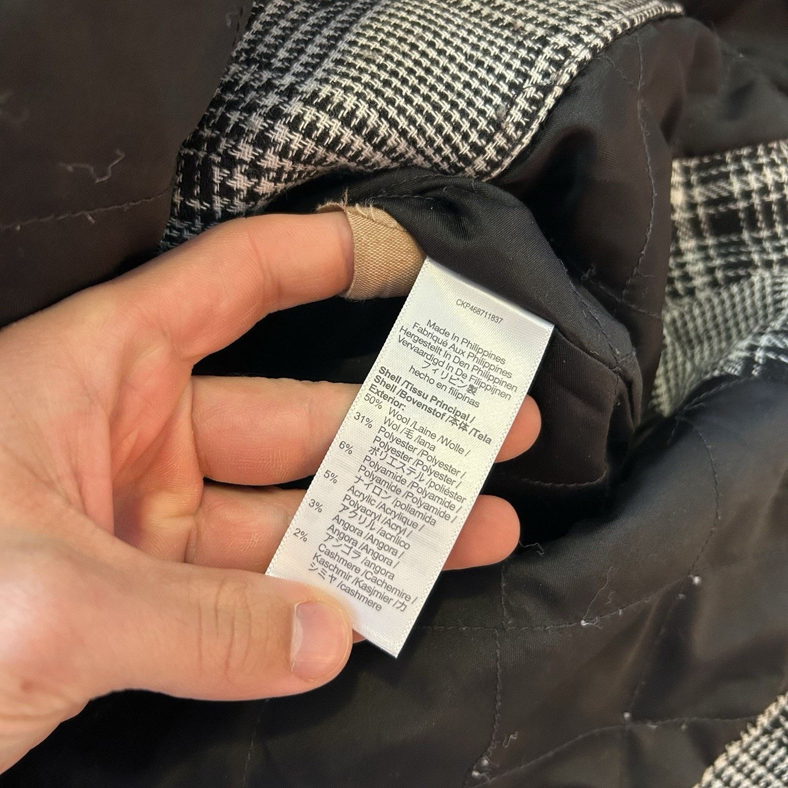 Madewell Madewell Quilt Lined Patchwork Wool Cashmere Shirt Jacket XS Size XS / US 0-2 / IT 36-38 - 5 Thumbnail