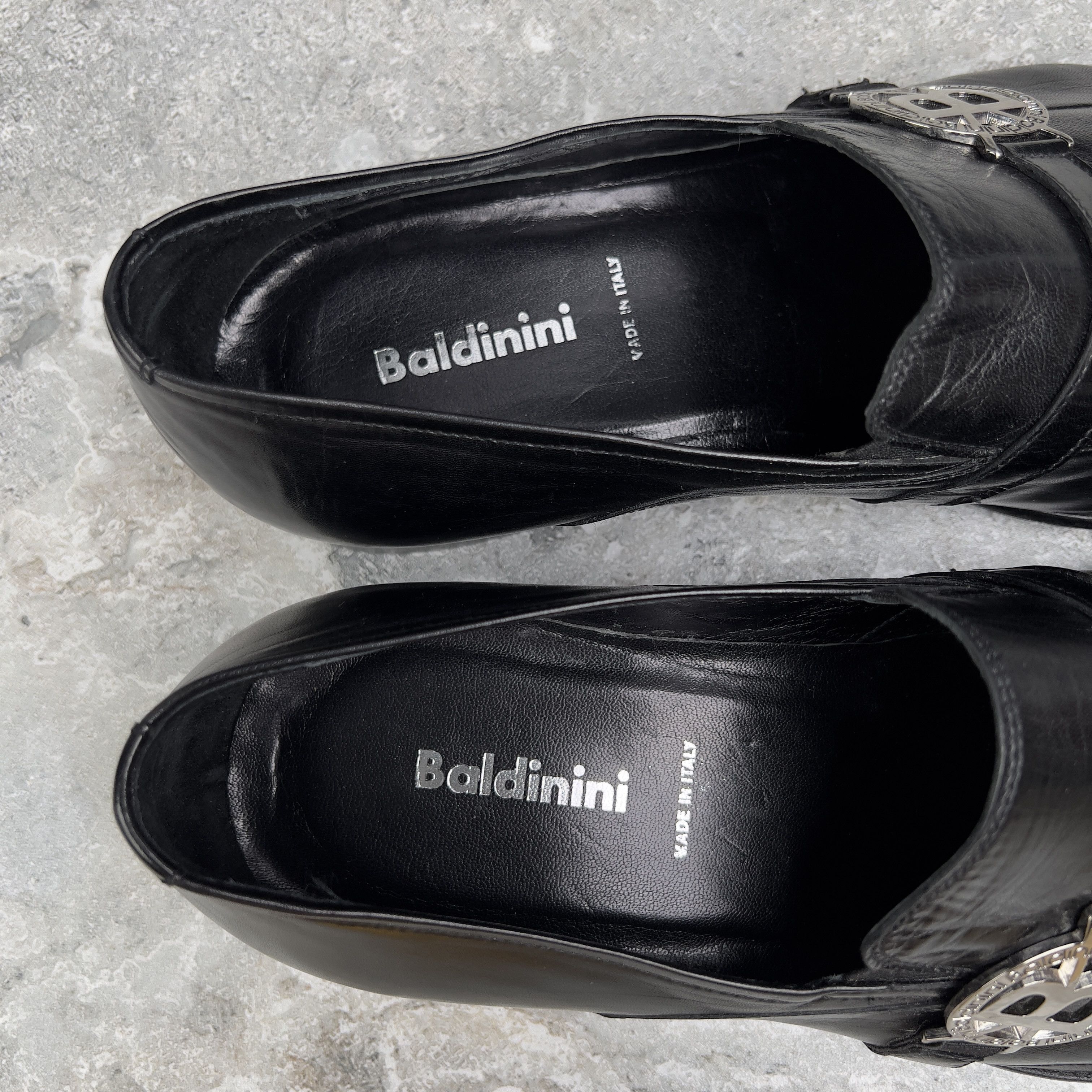 Baldinini Baldinini Loafer Dress Buckle Shoes Leather Size US 7.5 / EU 40-41 - 10 Thumbnail