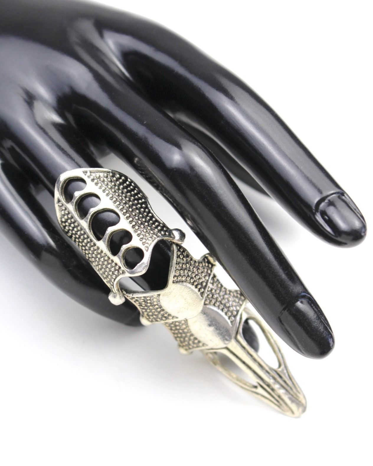 Vintage 2000S JAPANESE MADE ARMORED CLAW JOINT RING Size ONE SIZE - 2 Thumbnail