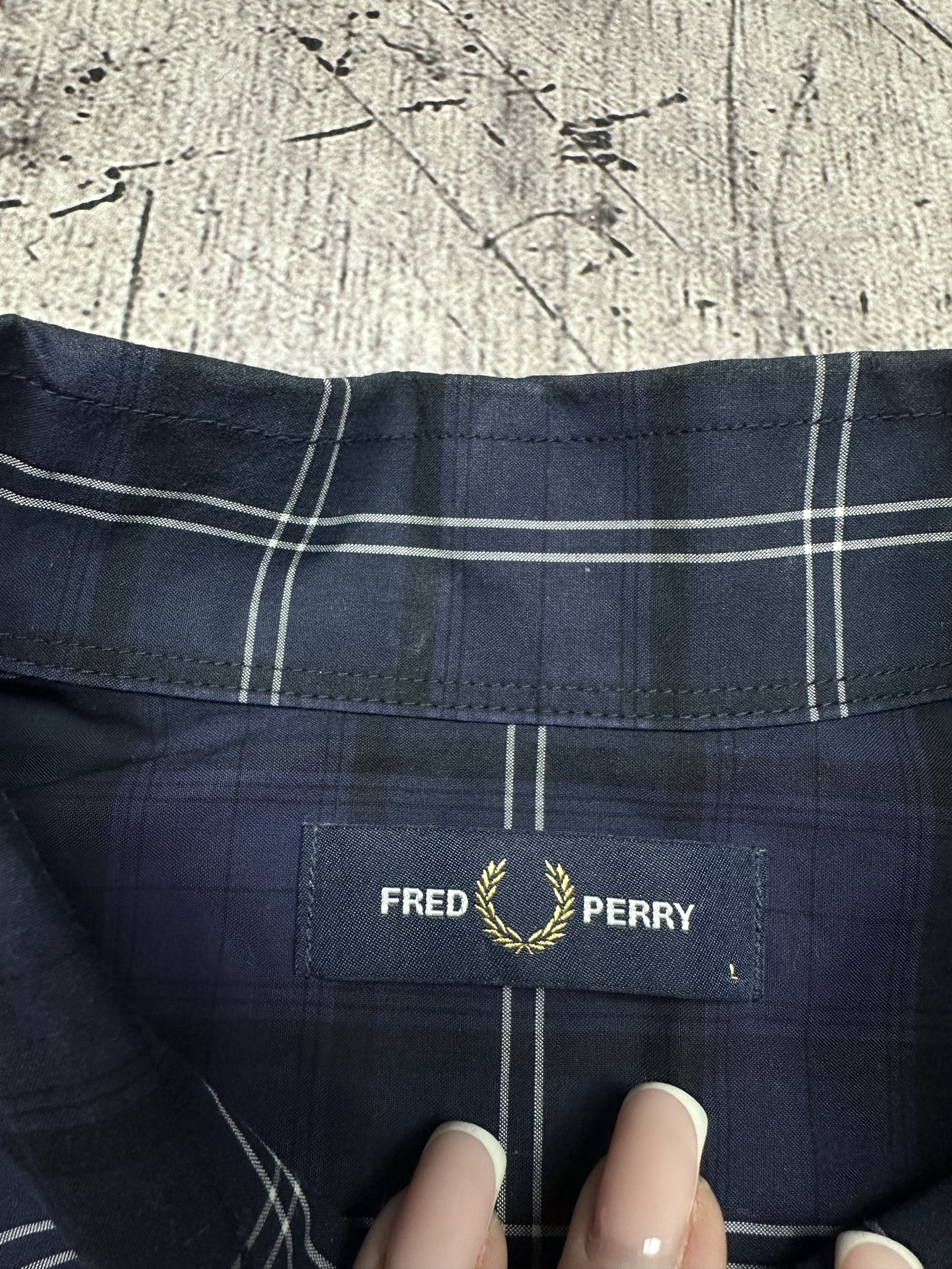 Fred Perry Fred Perry Mens Long Sleeve Plaid Shirt Size US L / EU 52-54 / 3 - 4 Thumbnail