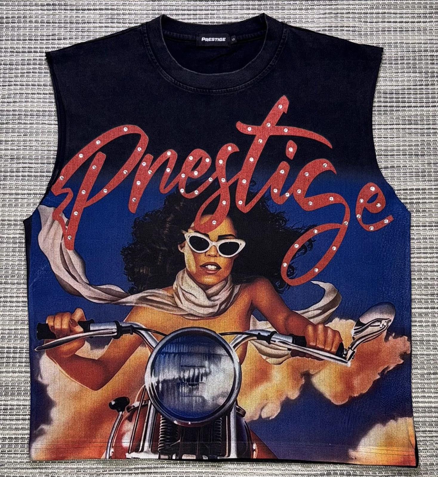 Other Prestige Lady Rhinestone Sleeveless Tee Size US S / EU 44-46 / 1 - 1 Thumbnail
