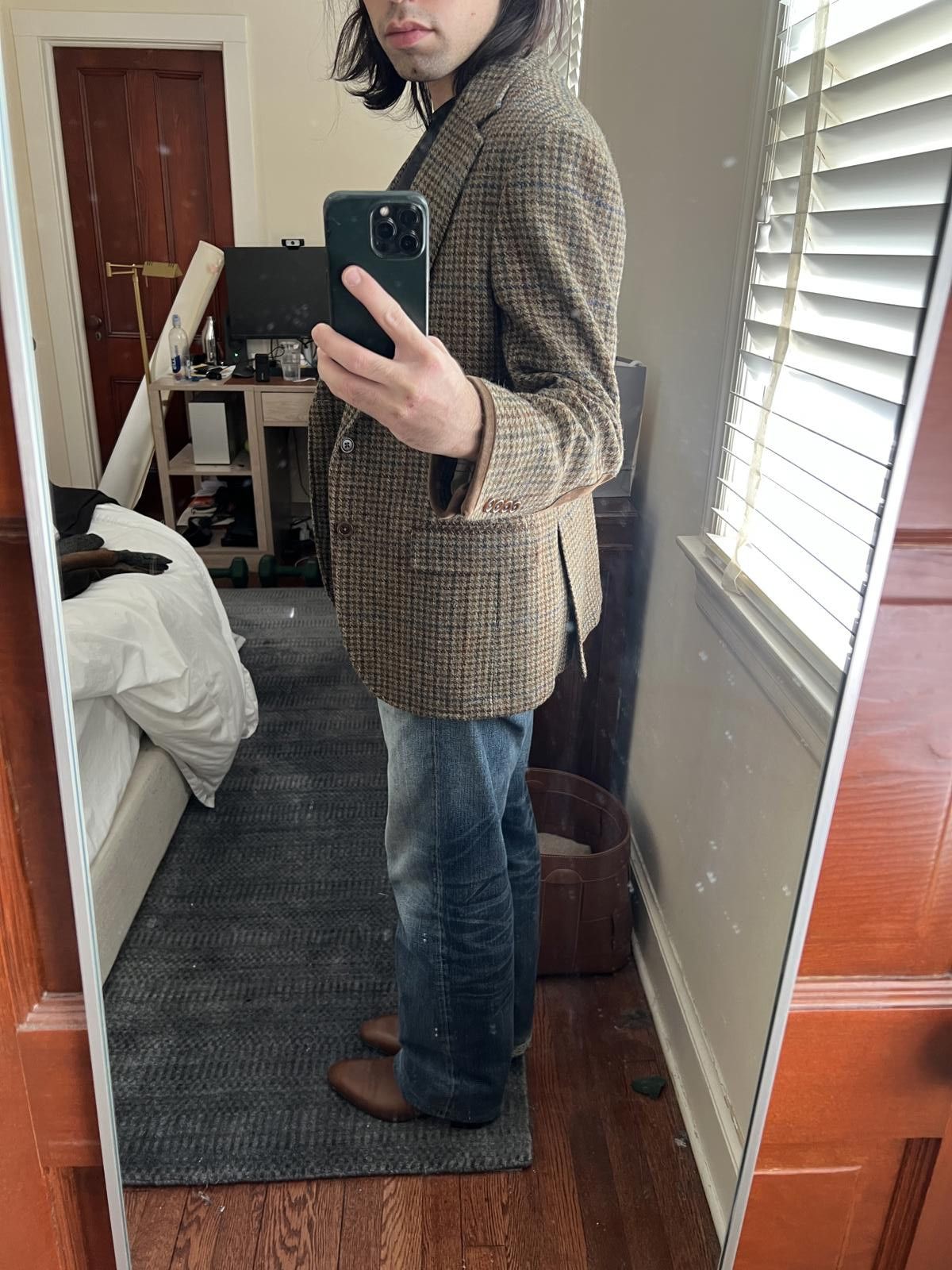 Polo Ralph Lauren Polo Ralph Lauren Tweed Jacket Size 38S - 2 Thumbnail