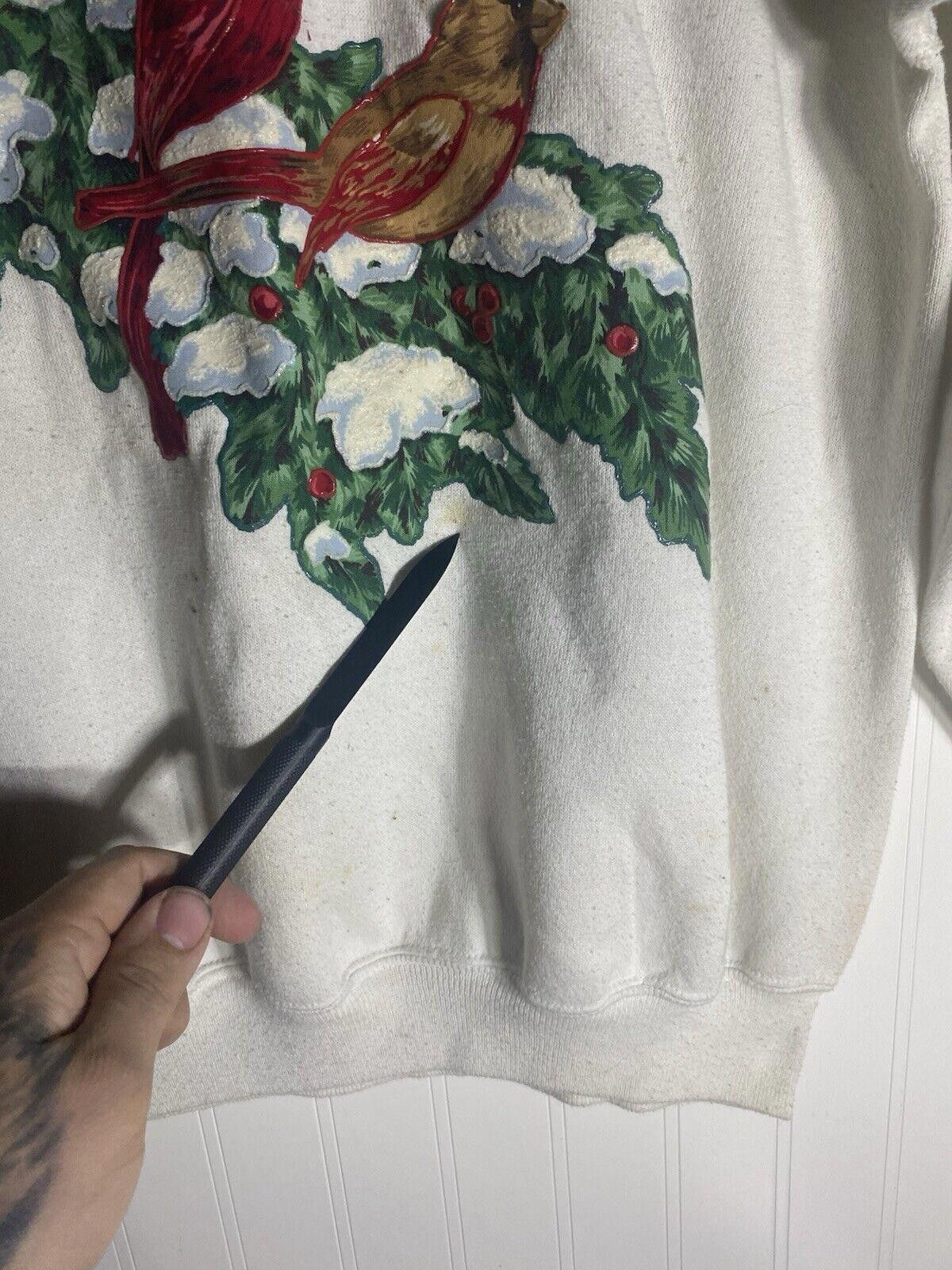 Designer Vintage Christmas Theme Sweatshirt Size US M / EU 48-50 / 2 - 9 Thumbnail