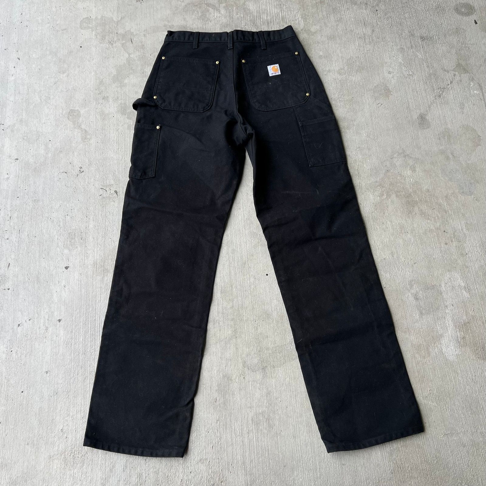 Carhartt × Vintage Carhartt black double knee work wear carpenter pants Size US 31 - 4 Thumbnail