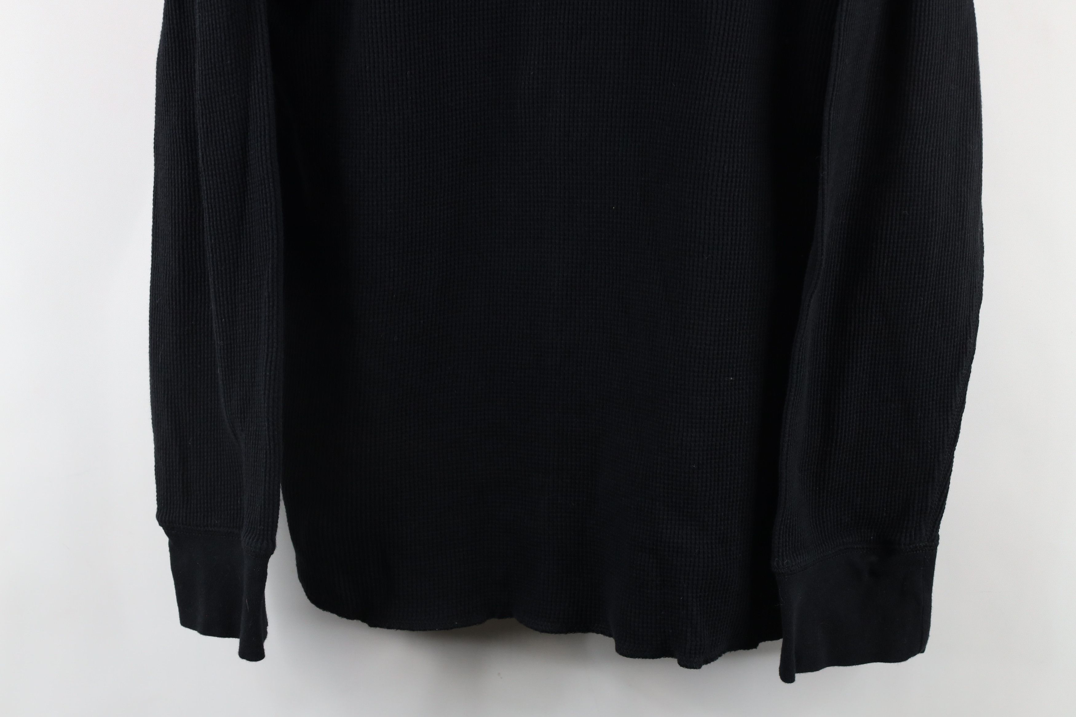Gap × Vintage Vintage Gap Thermal Waffle Knit Long Sleeve T-Shirt Black Size US L / EU 52-54 / 3 - 3 Thumbnail