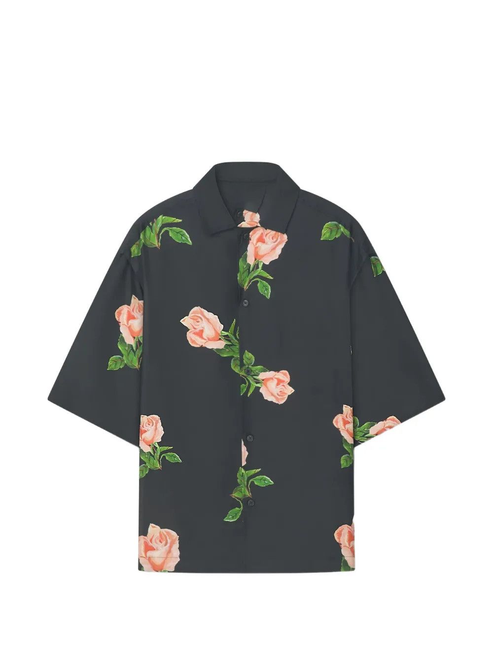 Other Men Rose-Print Shirt Size US L / EU 52-54 / 3 - 3 Thumbnail