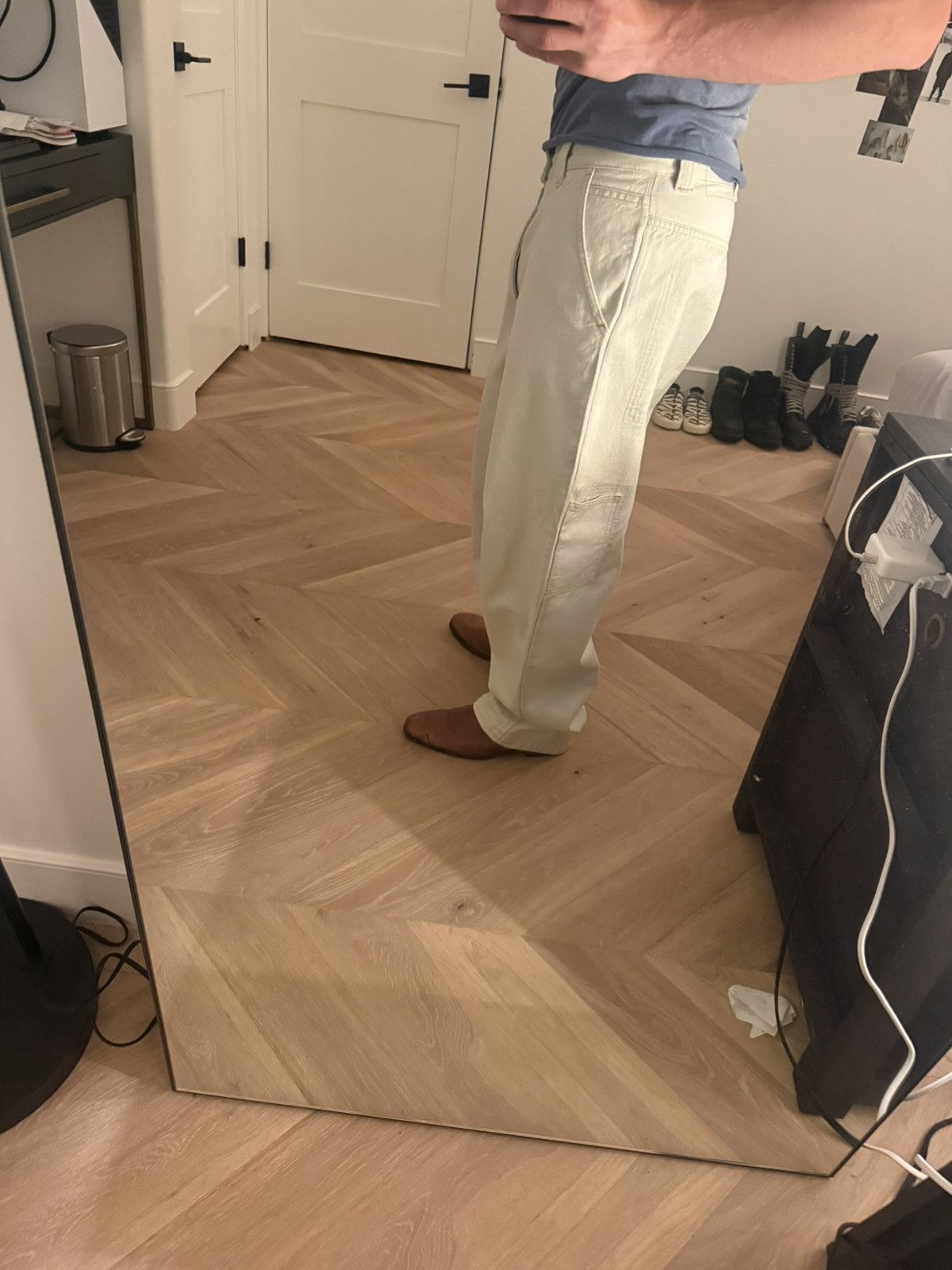 Maison Margiela Maison Margiela White Jeans Size US 30 / EU 46 - 8 Thumbnail
