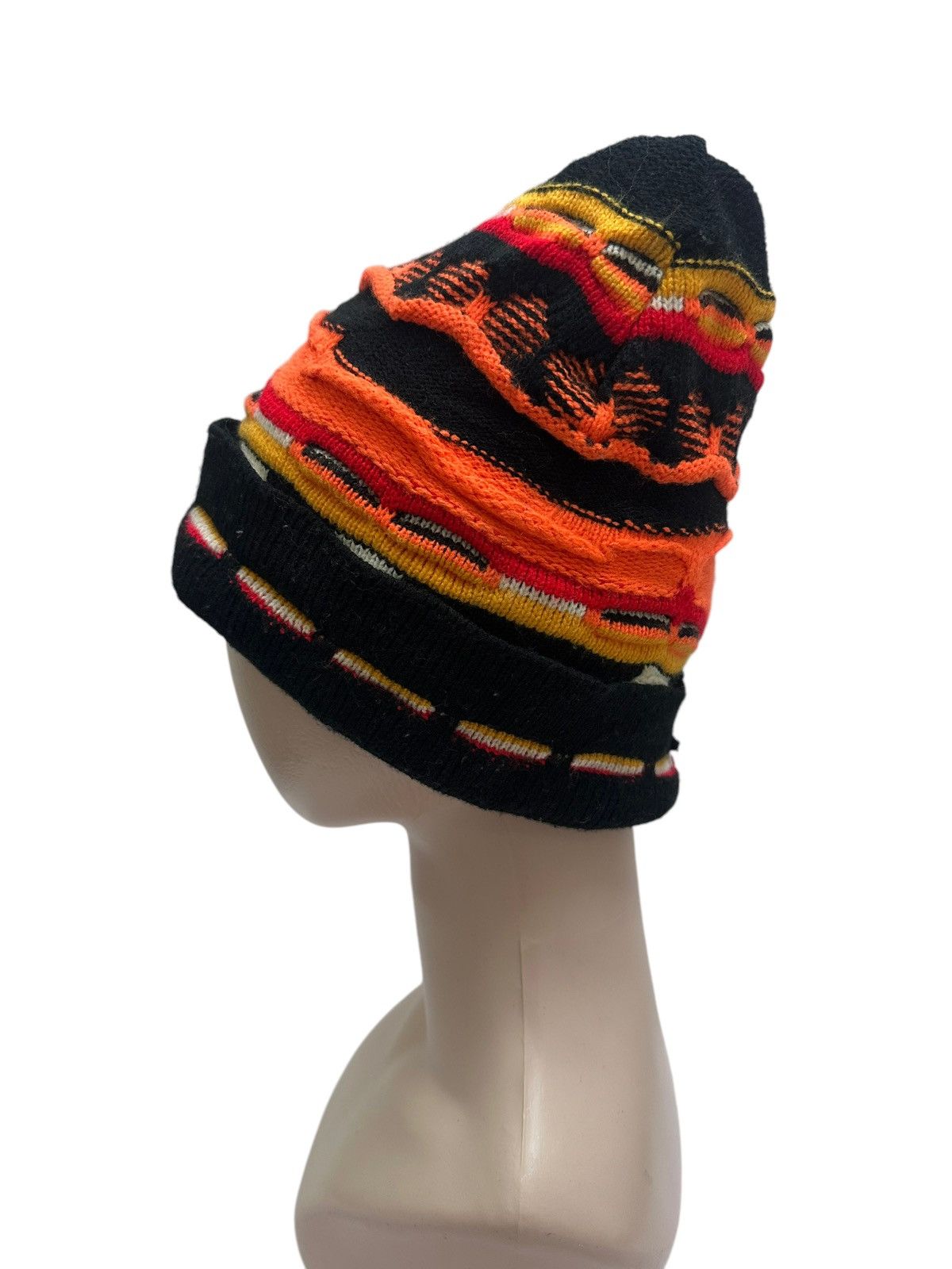 If Six Was Nine × Japanese Brand × Vintage RARE ‼️ Crochet Knitted Handmade Hippeis Style Big Beanie Size ONE SIZE - 1 Thumbnail