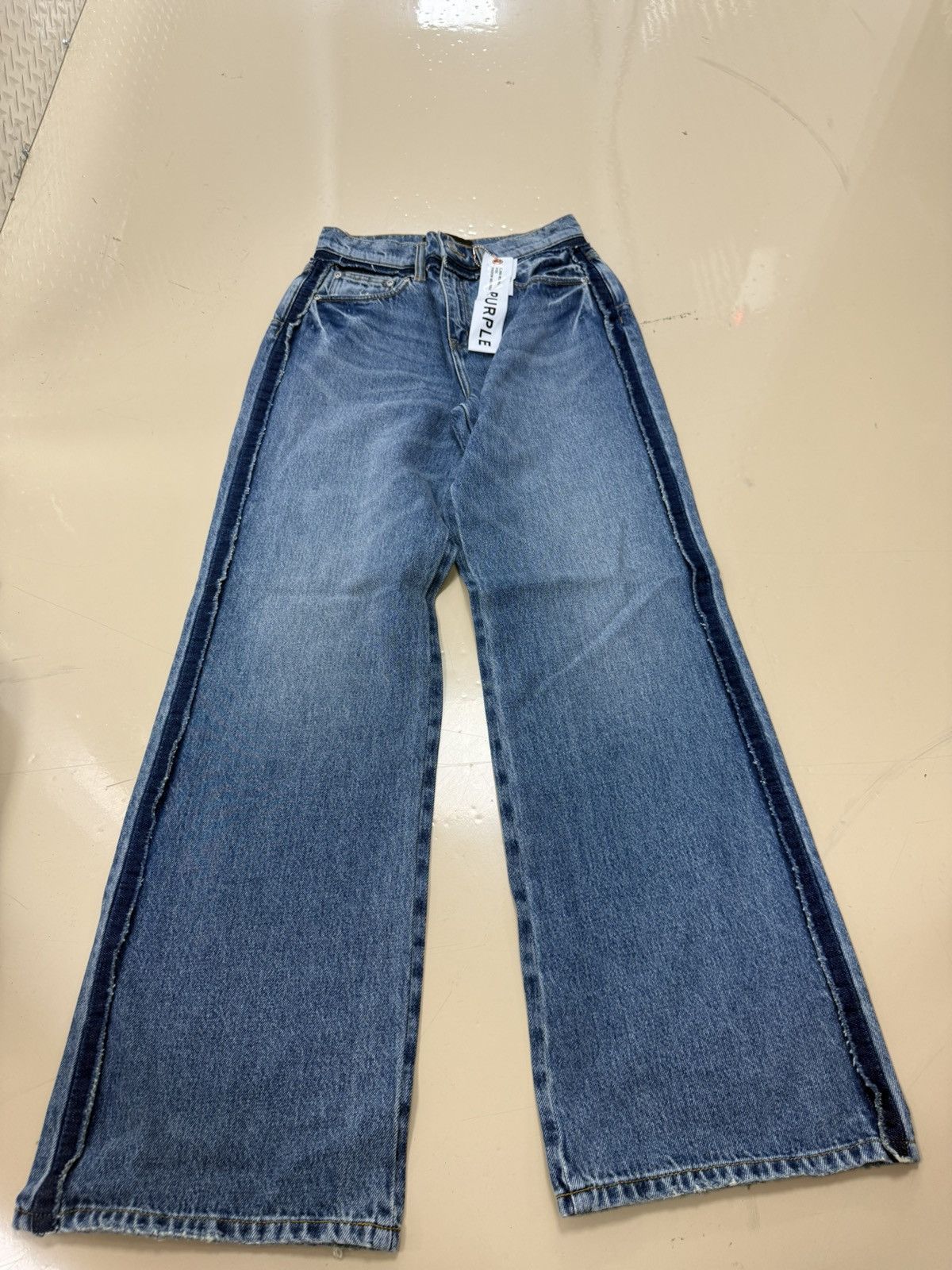 Other Purple Brand Wide Shadow Jeans Size 26" / US 2 / IT 38 - 1 Thumbnail