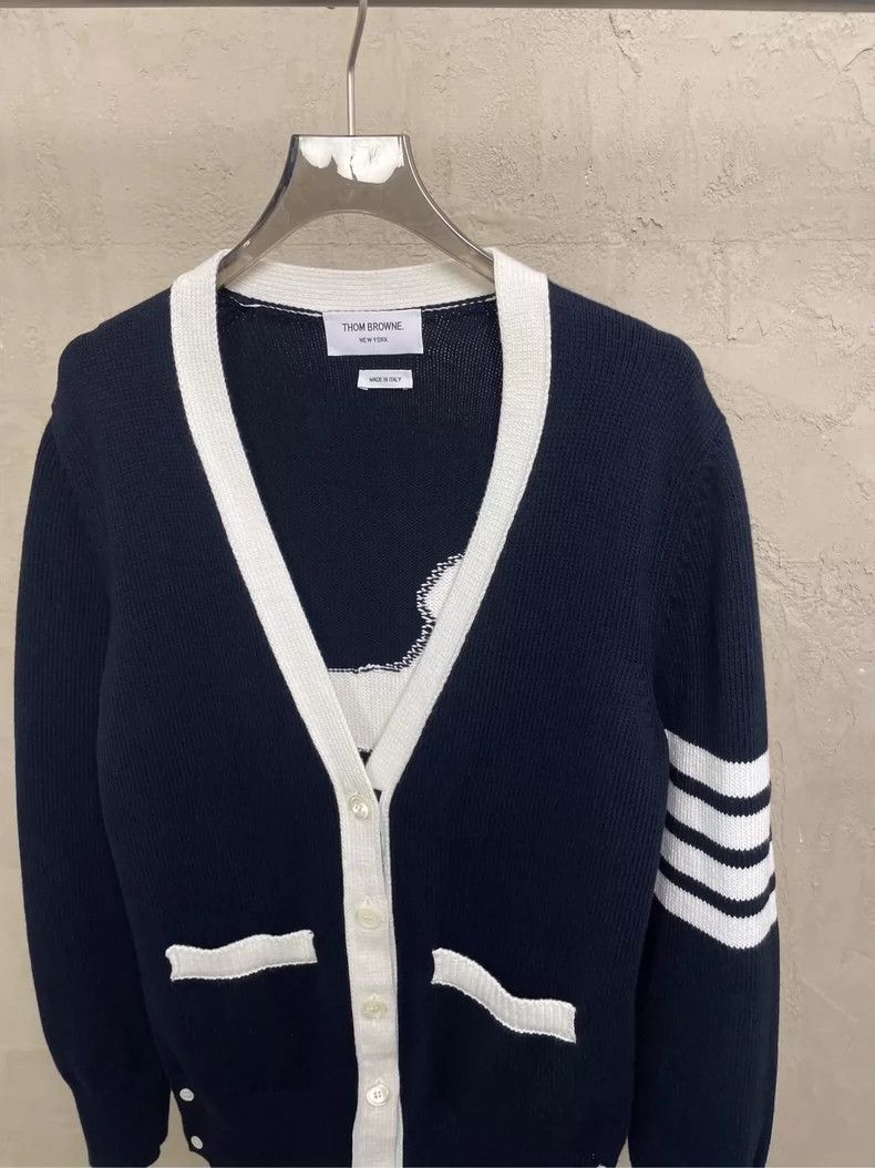 Thom Browne Thom Browne A Tibetan blue puppy knit sweater Size XS / US 0-2 / IT 36-38 - 5 Thumbnail