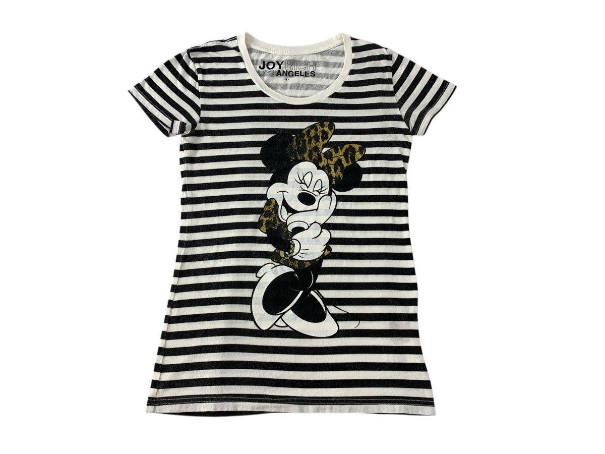 Mickey Mouse Joy Rich Los Angeles Minnie Mouse Striped Tee Tshirt Size S / US 4 / IT 40 - 1 Thumbnail