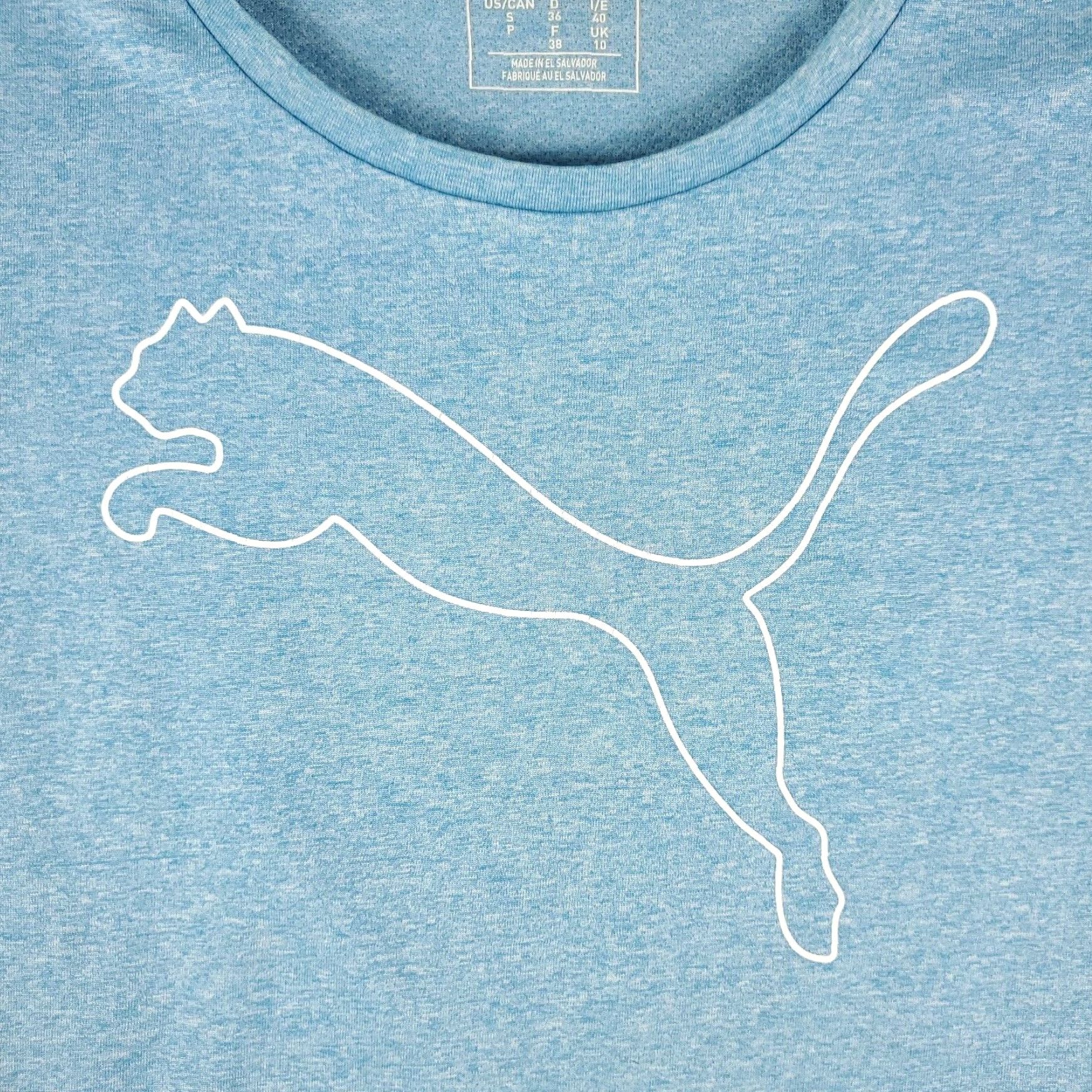Puma Puma Womens Shirt Small Blue Casual Ladies Short Sleeve Size S / US 4 / IT 40 - 2 Thumbnail