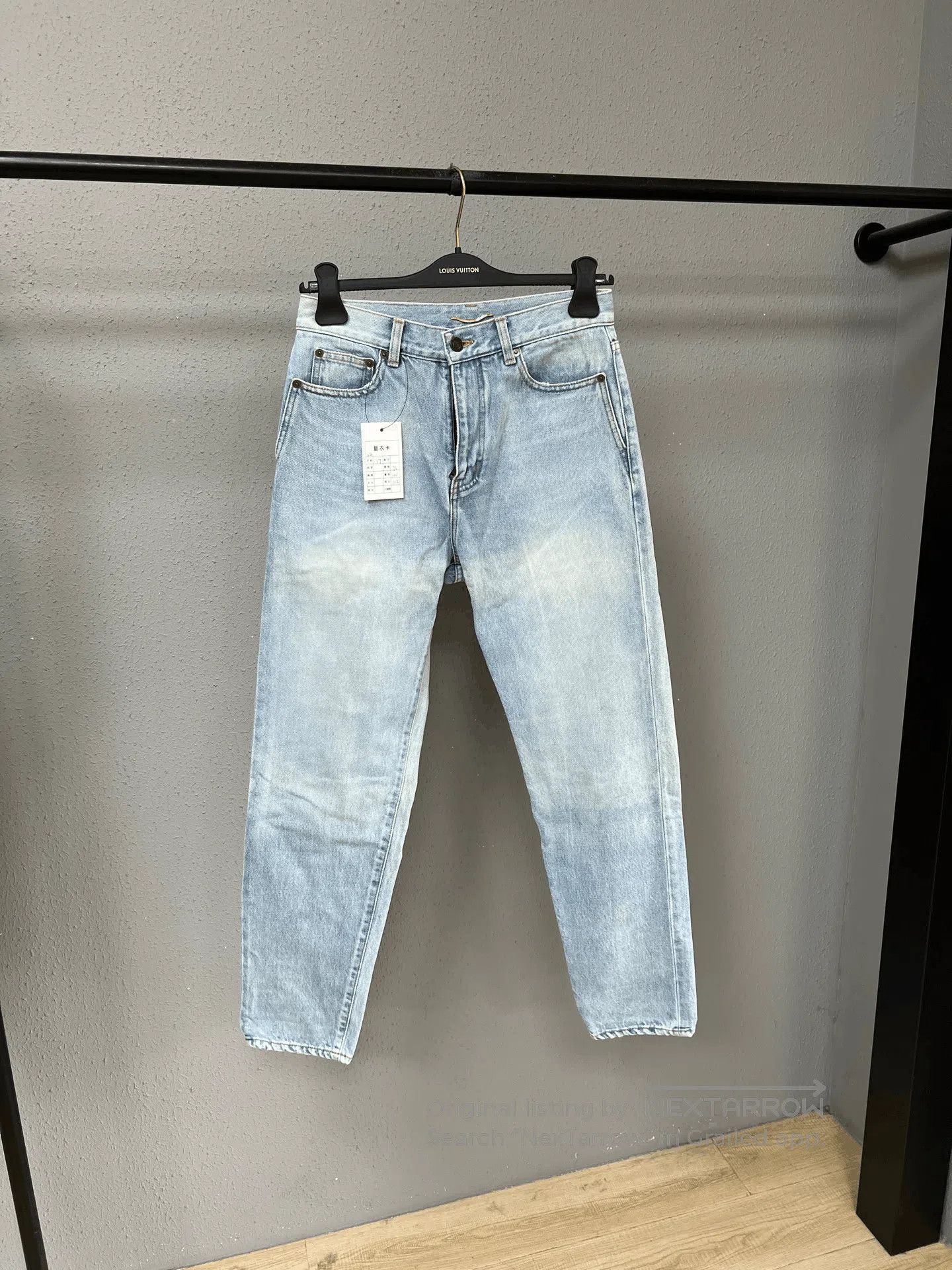 Saint Laurent Paris SLP Washed Denim Jeans. Size 27" / US 4 / IT 40 - 1 Thumbnail