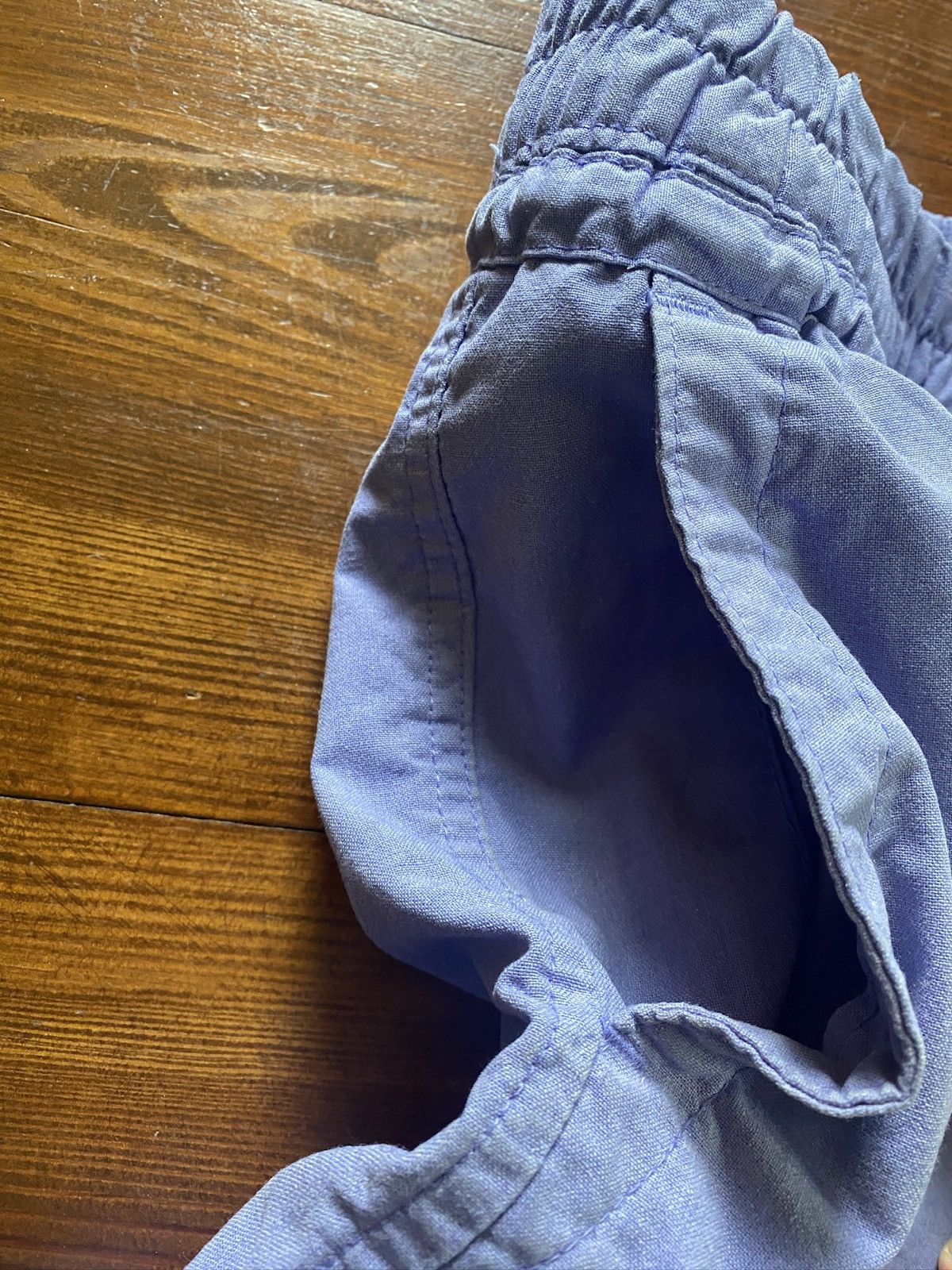Bugle Boy × Vintage Vintage 80’s Bugle Boy Purple Wide Leg Cargo Shorts Size US 38 / EU 54 - 16 Thumbnail