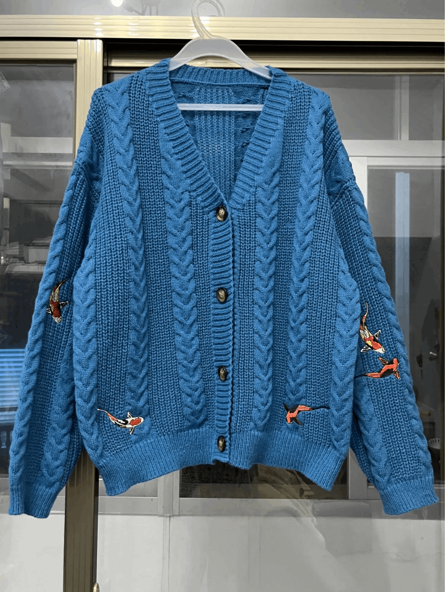 Vintage Women Cardigan Vintage Style Sweater Winter Knitted Y2k Size M / US 6-8 / IT 42-44 - 1 Thumbnail