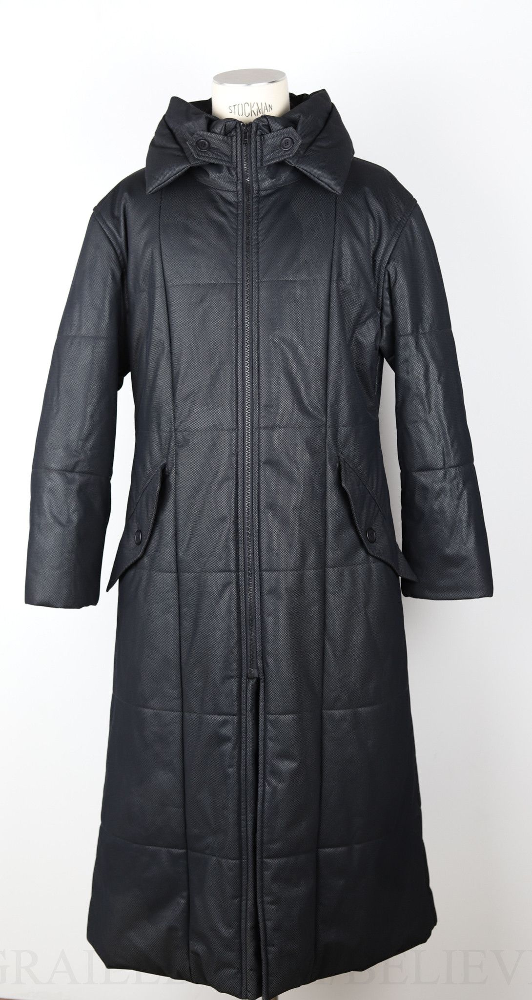 ISSEY MIYAKE JACKET WINDCOAT BLACK 306