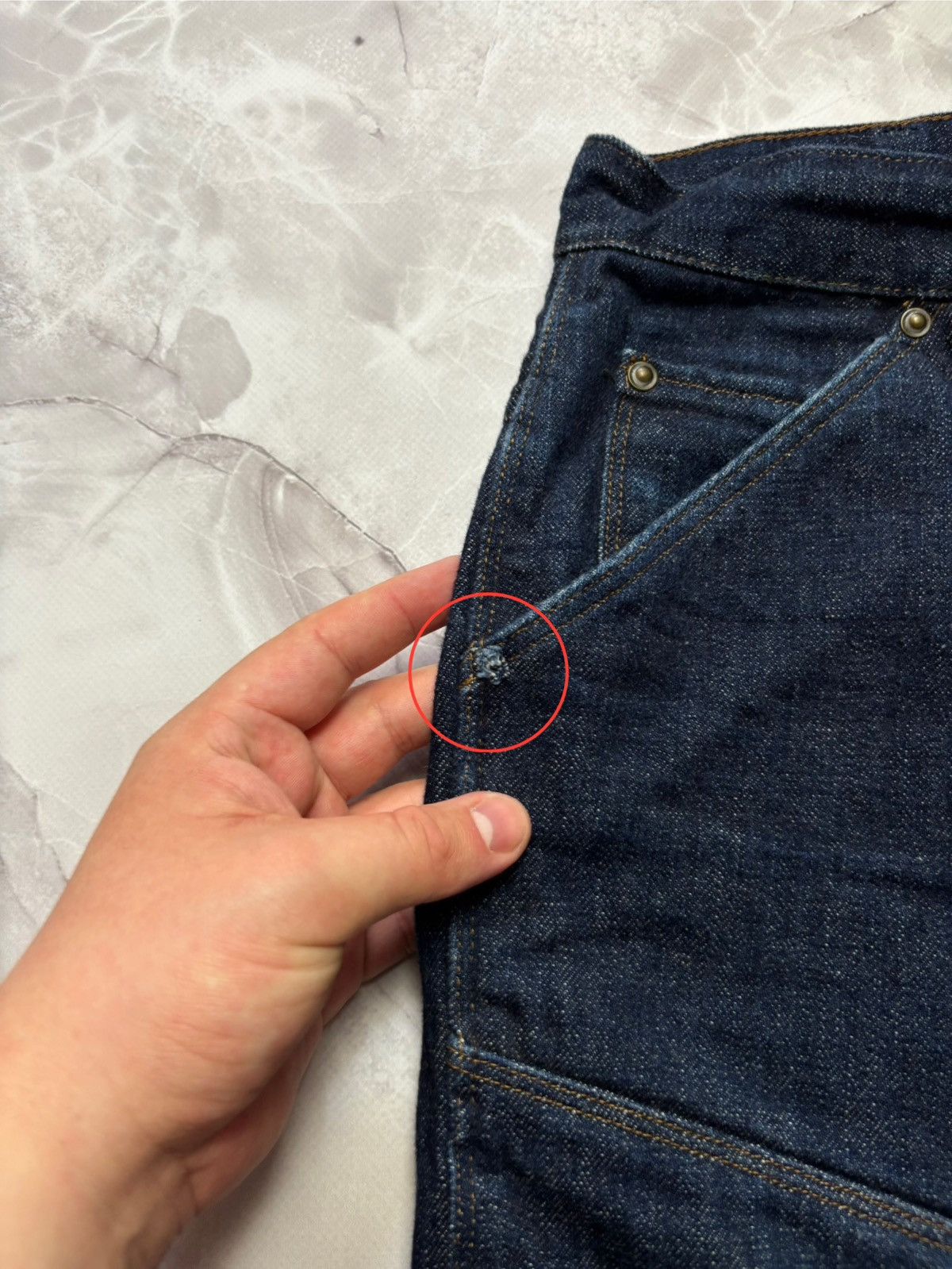 G-Star G-Star Elwood x 14 oz Red Listing Selvedge 3D 34x32 Size US 34 / EU 50 - 7 Thumbnail