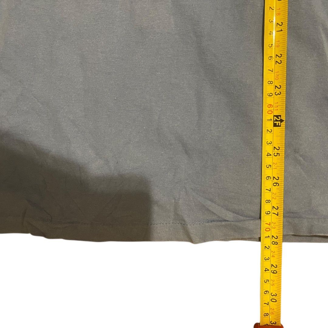 Vintage Vintage Hanes Her Way Blue Blank Single Stitch Tee Sz XL Size XL / US 12-14 / IT 48-50 - 4 Thumbnail