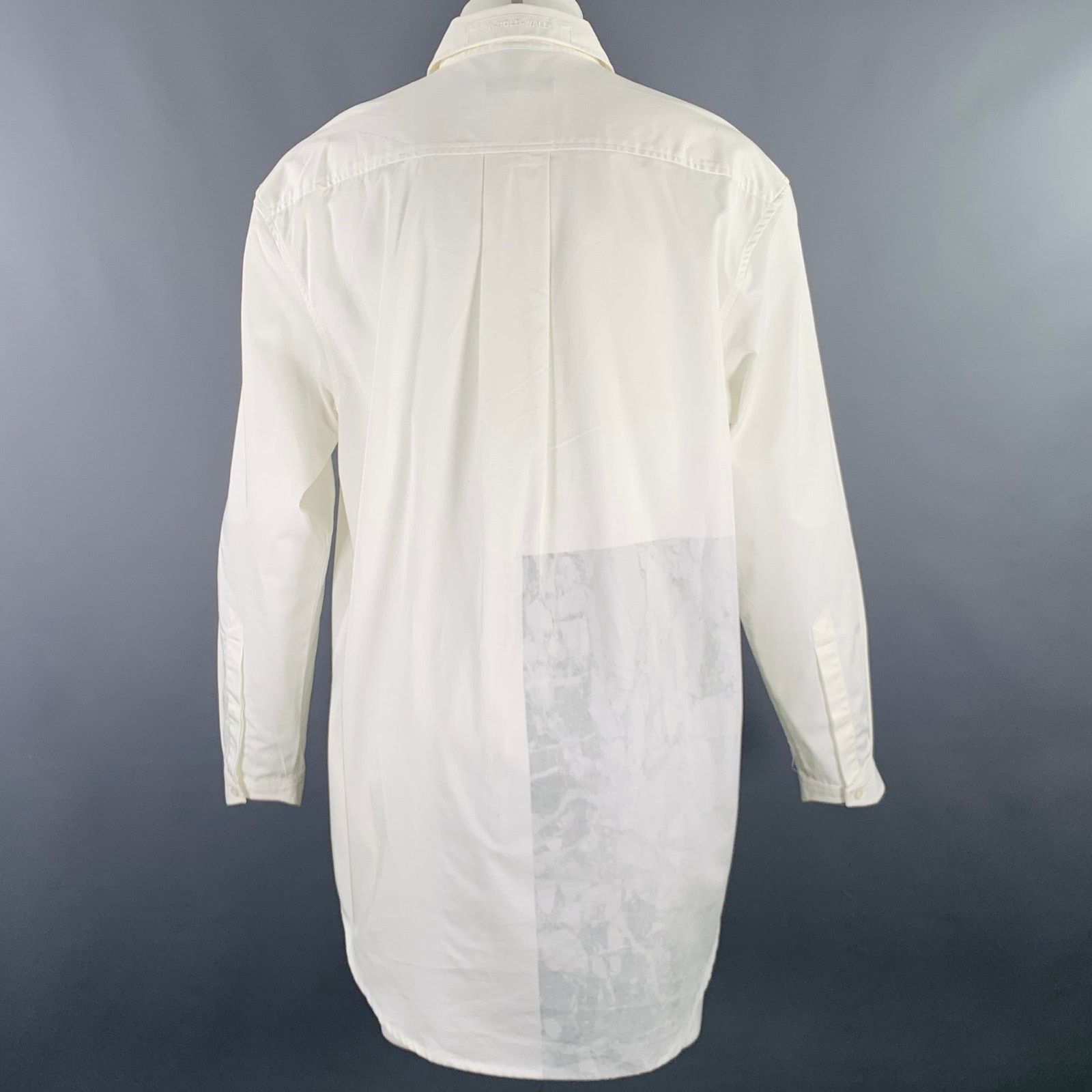 A-COLD-WALL* A-COLD-WALL Size S White Grey Marbled Hidden Buttons Jacket Size US S / EU 44-46 / 1 - 4 Thumbnail