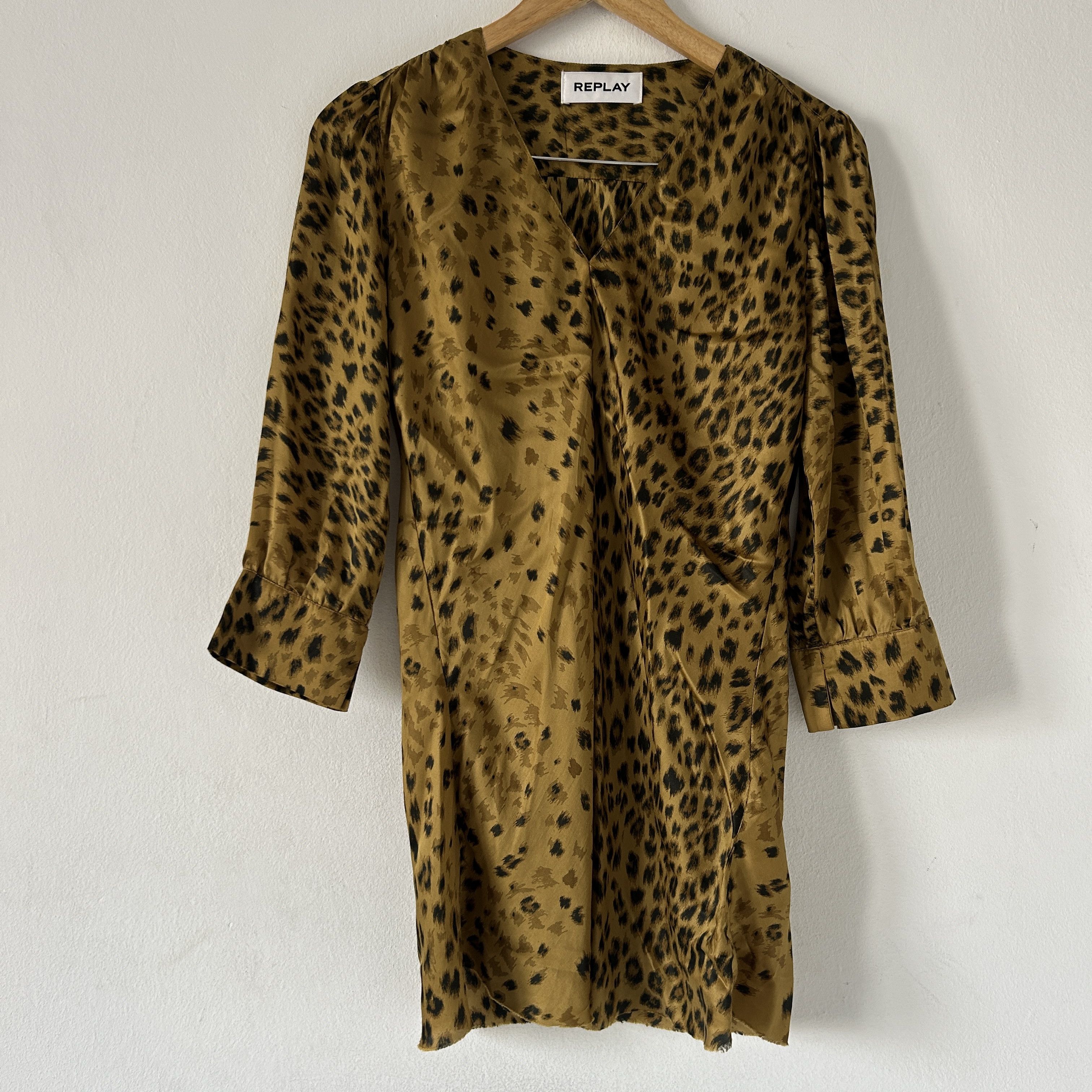 Replay Replay animal print mob wife viscose blouson Size M / US 6-8 / IT 42-44 - 7 Thumbnail