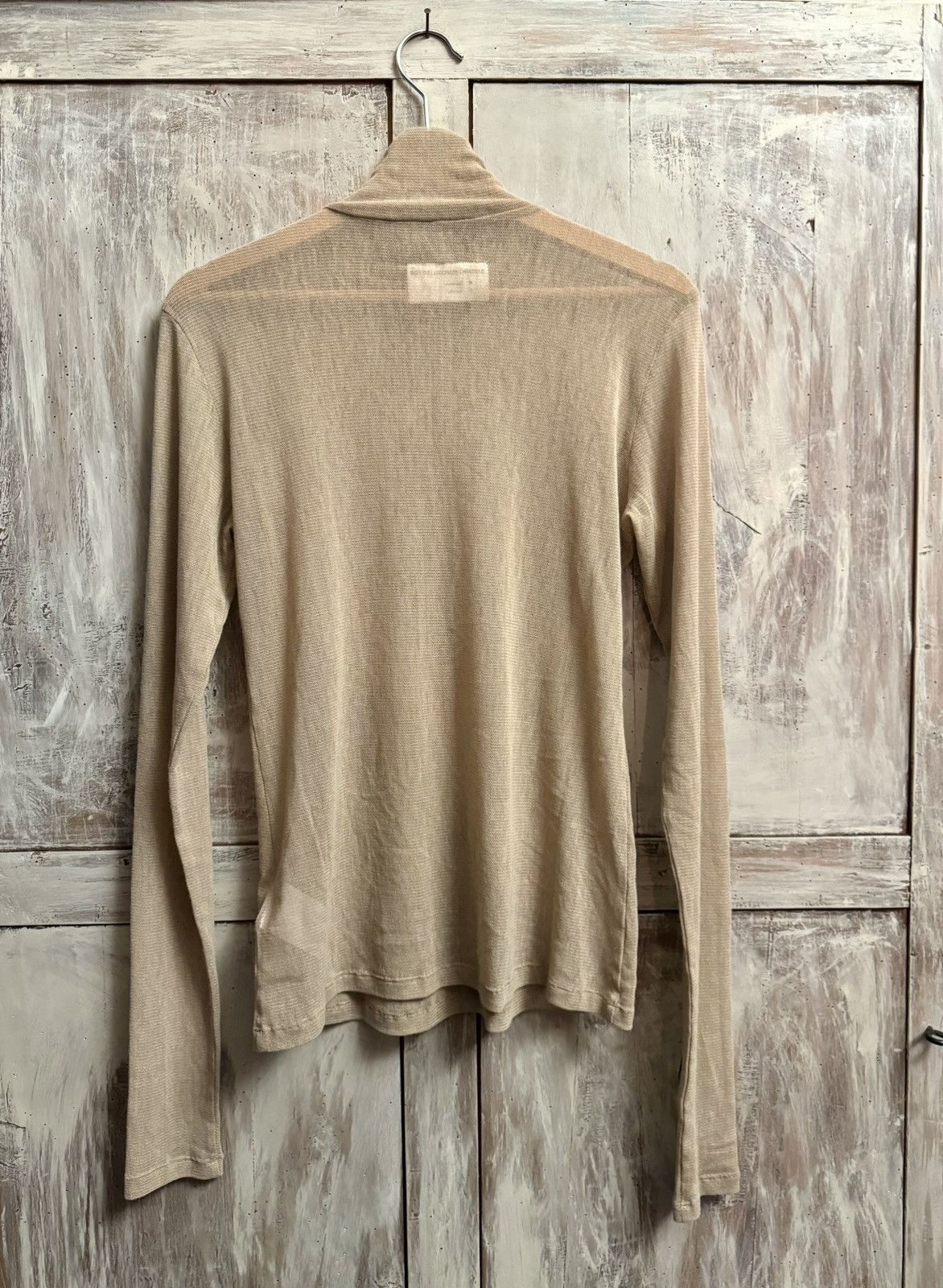 Maison Margiela margiela mm6 men unisex mesh nude top S fitted Size US S / EU 44-46 / 1 - 7 Thumbnail