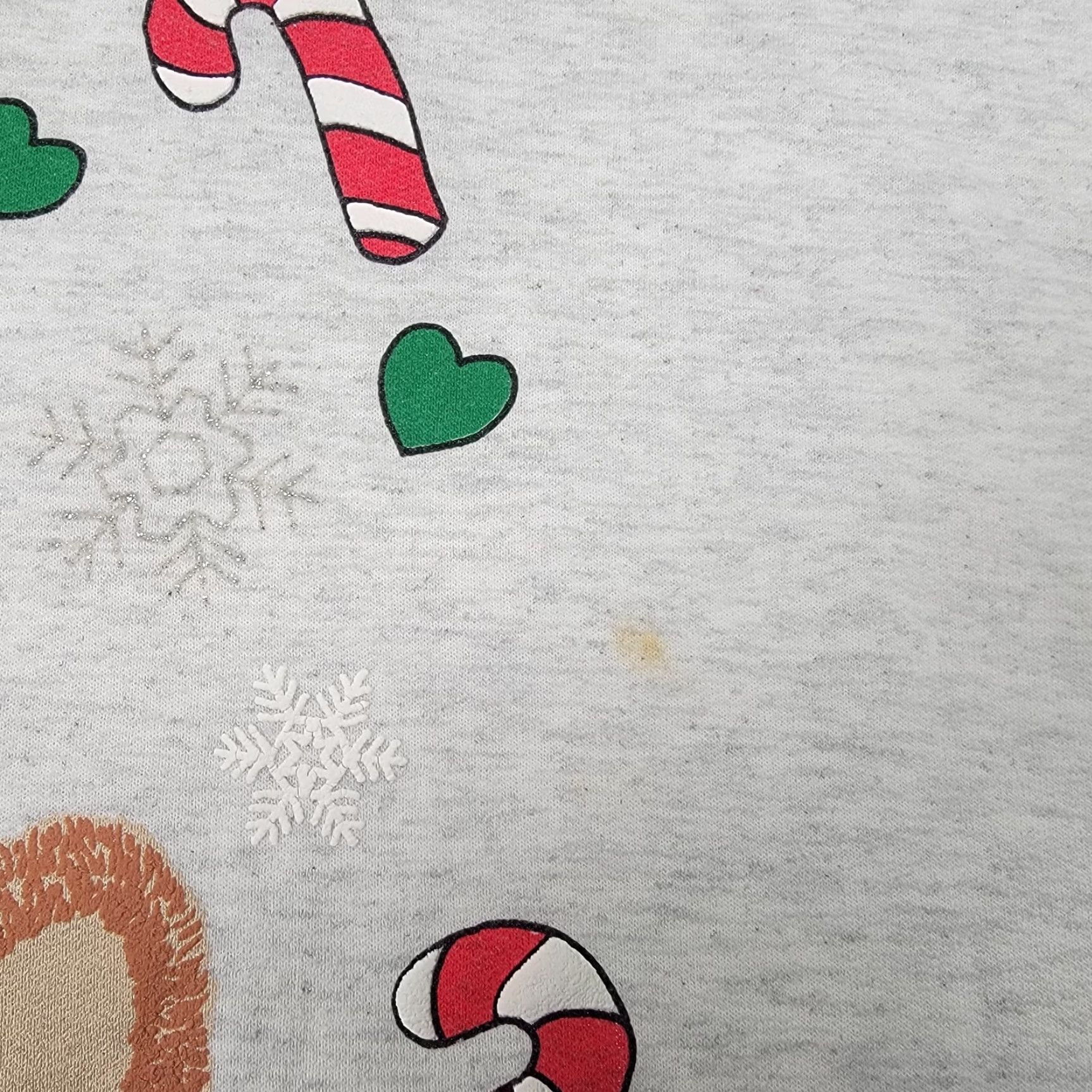 Vintage VINTAGE Nutcracker Sweatshirt White Christmas Winter Size 4XL / US 24-26 - 3 Thumbnail