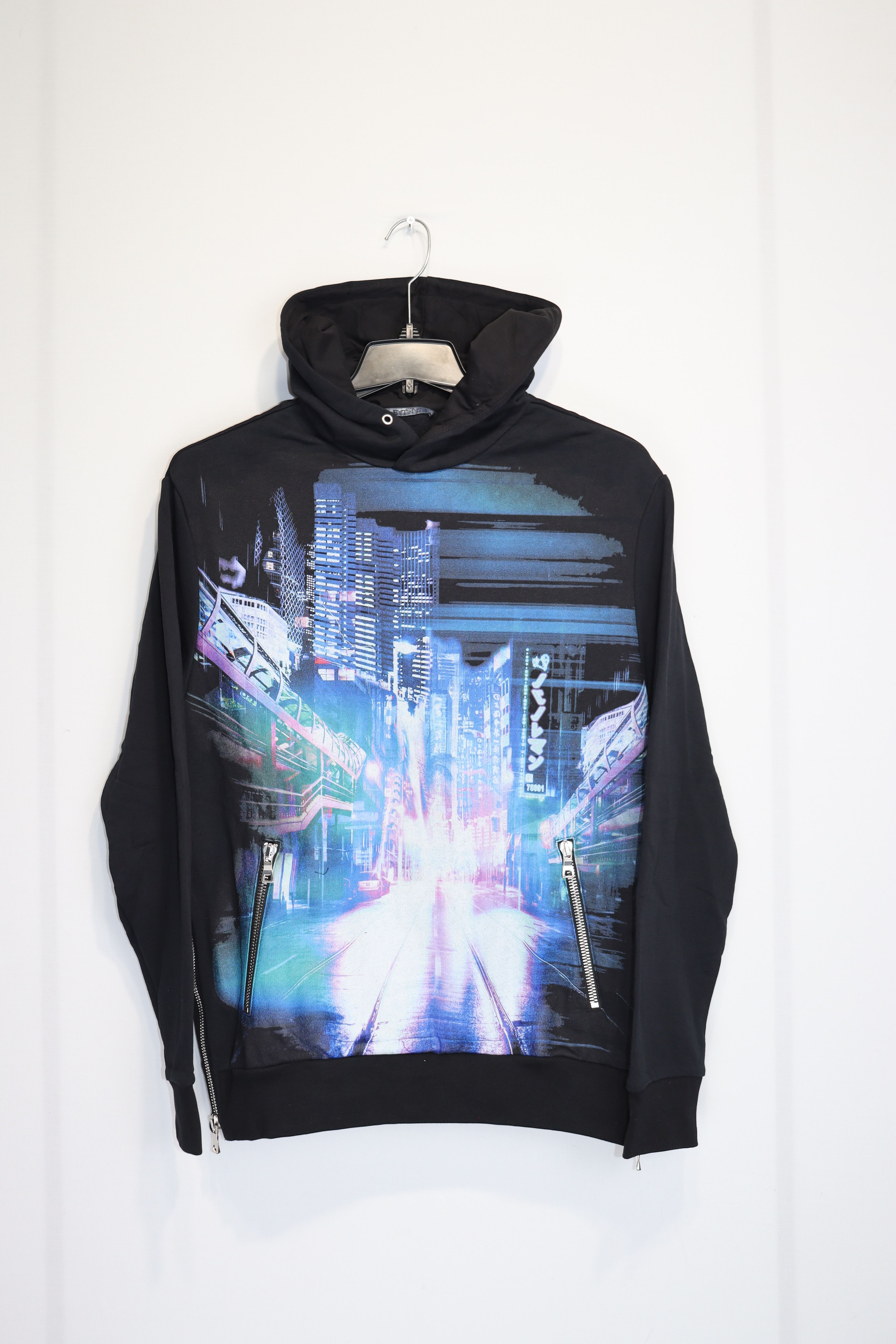 Balmain o1rshd1 Zip Pockets Hoodie in Black Size US M / EU 48-50 / 2 - 2 Thumbnail