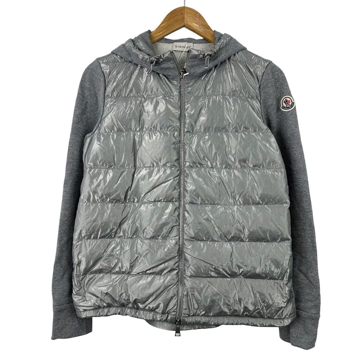 Moncler Moncler padded knit cardigan Size S / US 4 / IT 40 - 1 Thumbnail