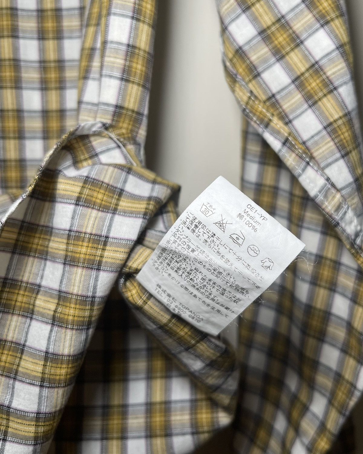 Stevenson Overall Co. Stevenson Overall Co Checker Plaid Shirt - Medium - Yellow Size US M / EU 48-50 / 2 - 9 Thumbnail