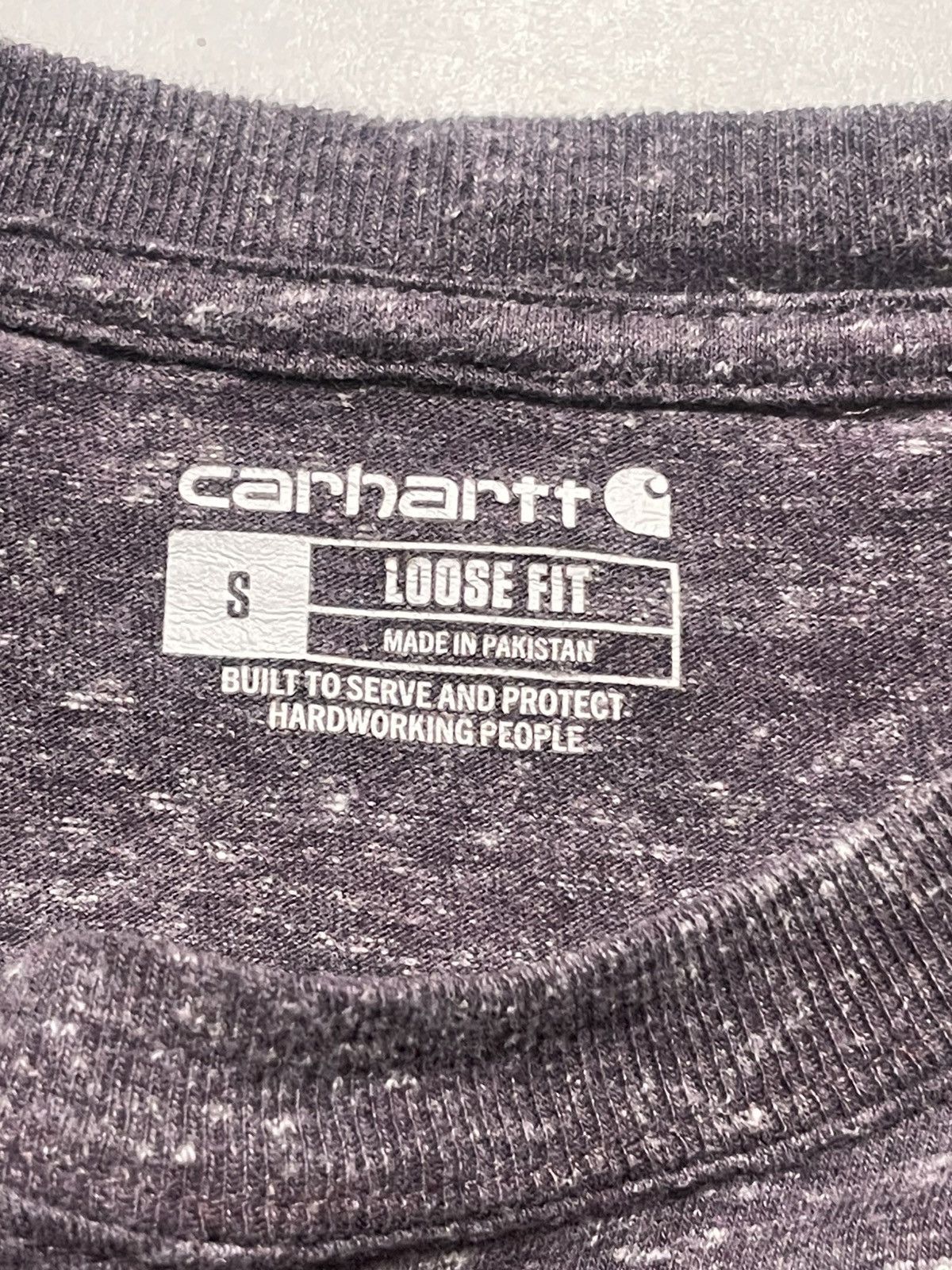 Carhartt Carhartt Men’s Purple Loose Fit Short Sleeve Pocket T-Shirt Size US S / EU 44-46 / 1 - 7 Thumbnail