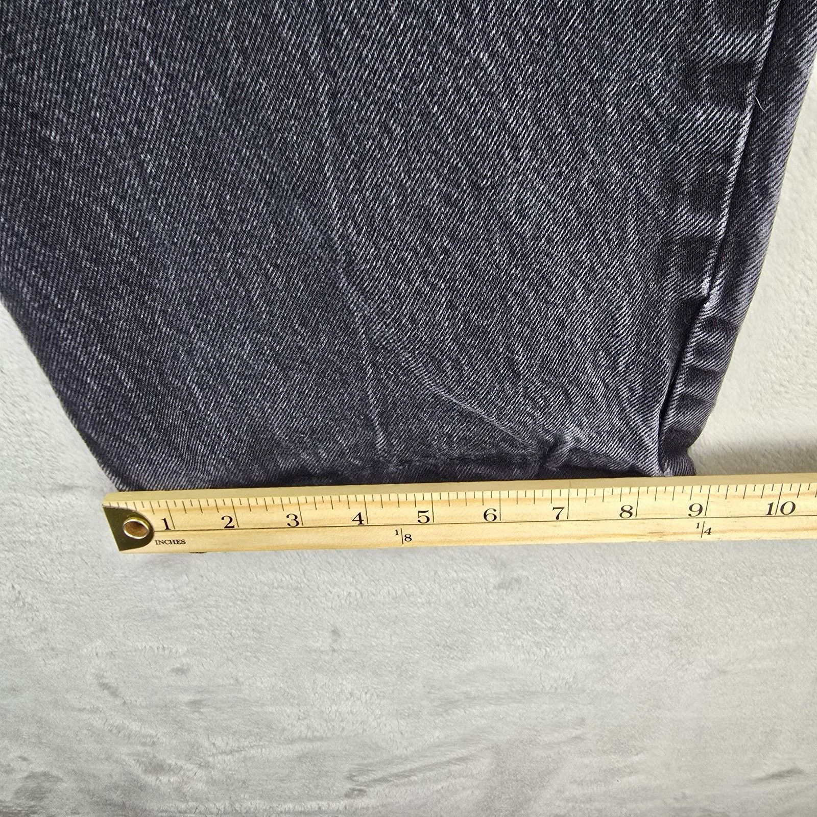 Levi's Vintage Levis Jeans 36x34 (Fits 34x31) Black 501 Y2K 2008 Size US 34 / EU 50 - 13 Thumbnail