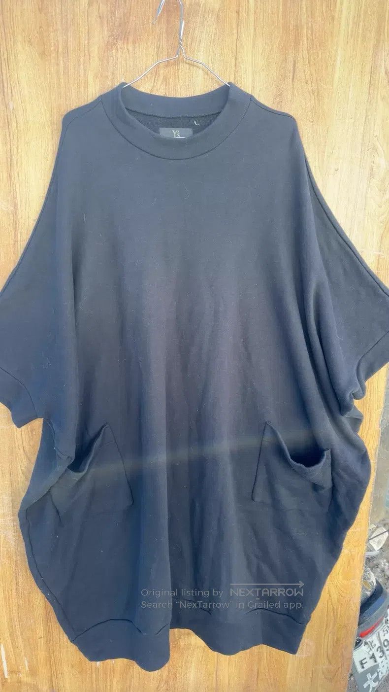 Yohji Yamamoto Yohji Yamamoto Black Bat-Sleeve Hoodie Dress Size XS / US 0-2 / IT 36-38 - 1 Thumbnail