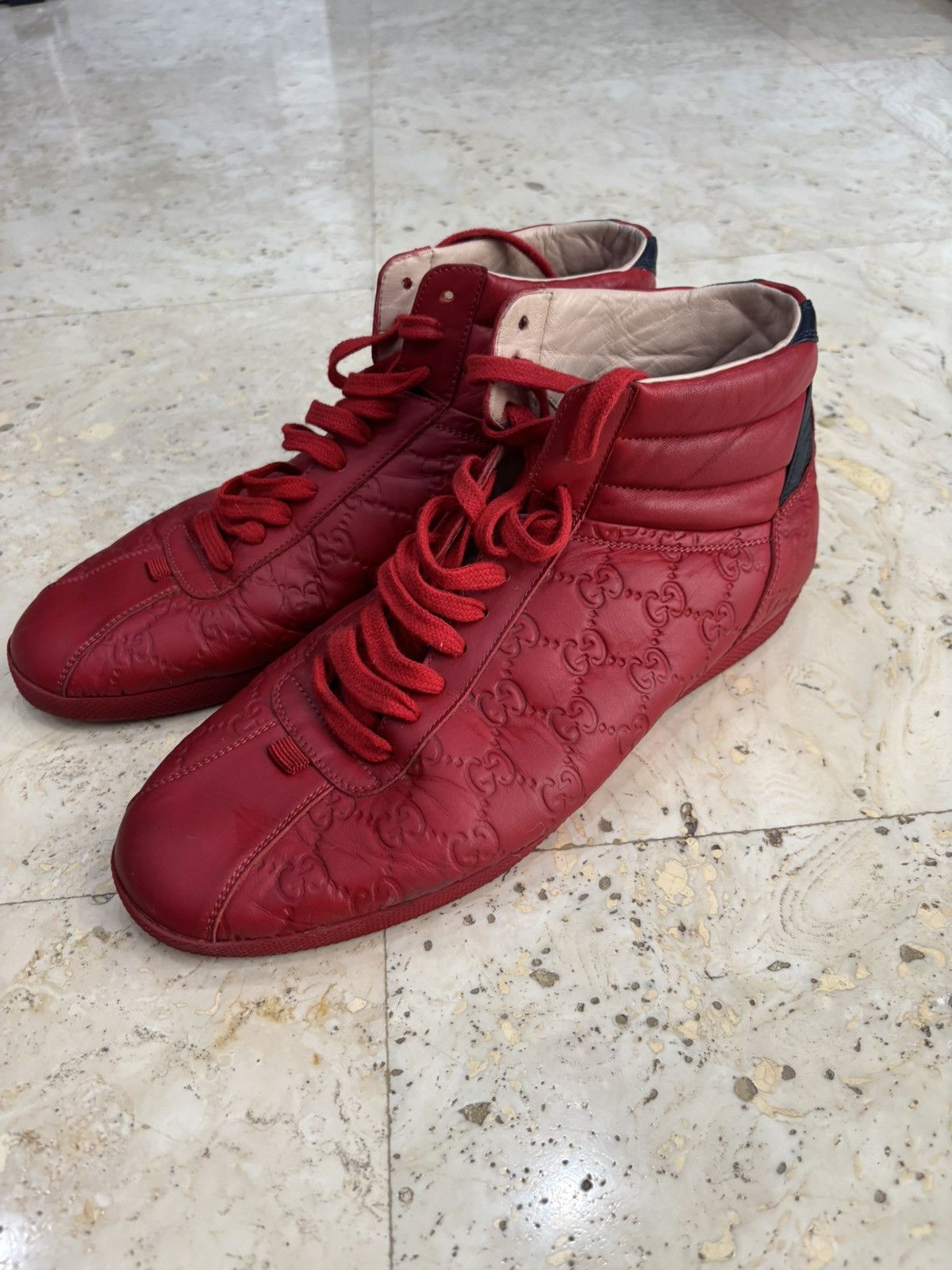 Gucci Signature High Top 'Red'