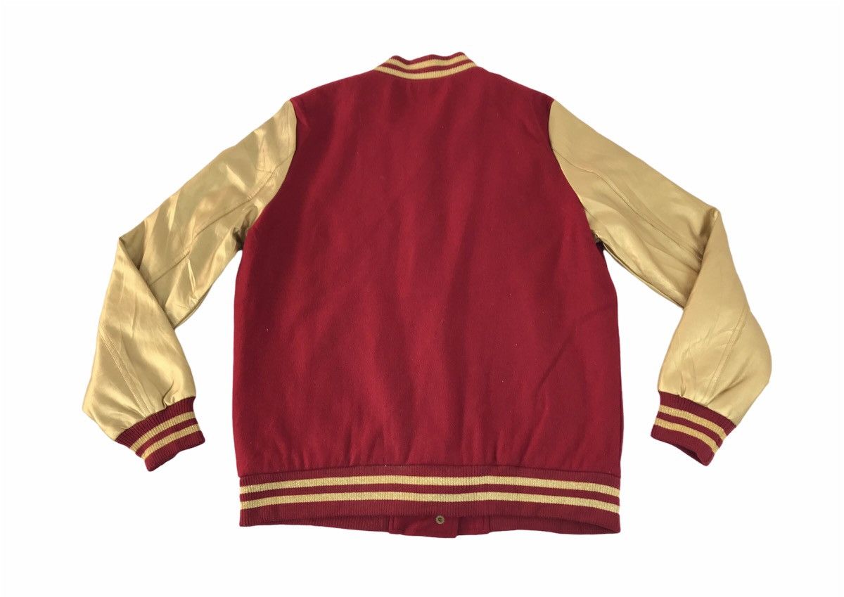 Japanese Brand 90s Sportier Dare To Be Different Jacket Leather Sleeve Size US M / EU 48-50 / 2 - 2 Thumbnail