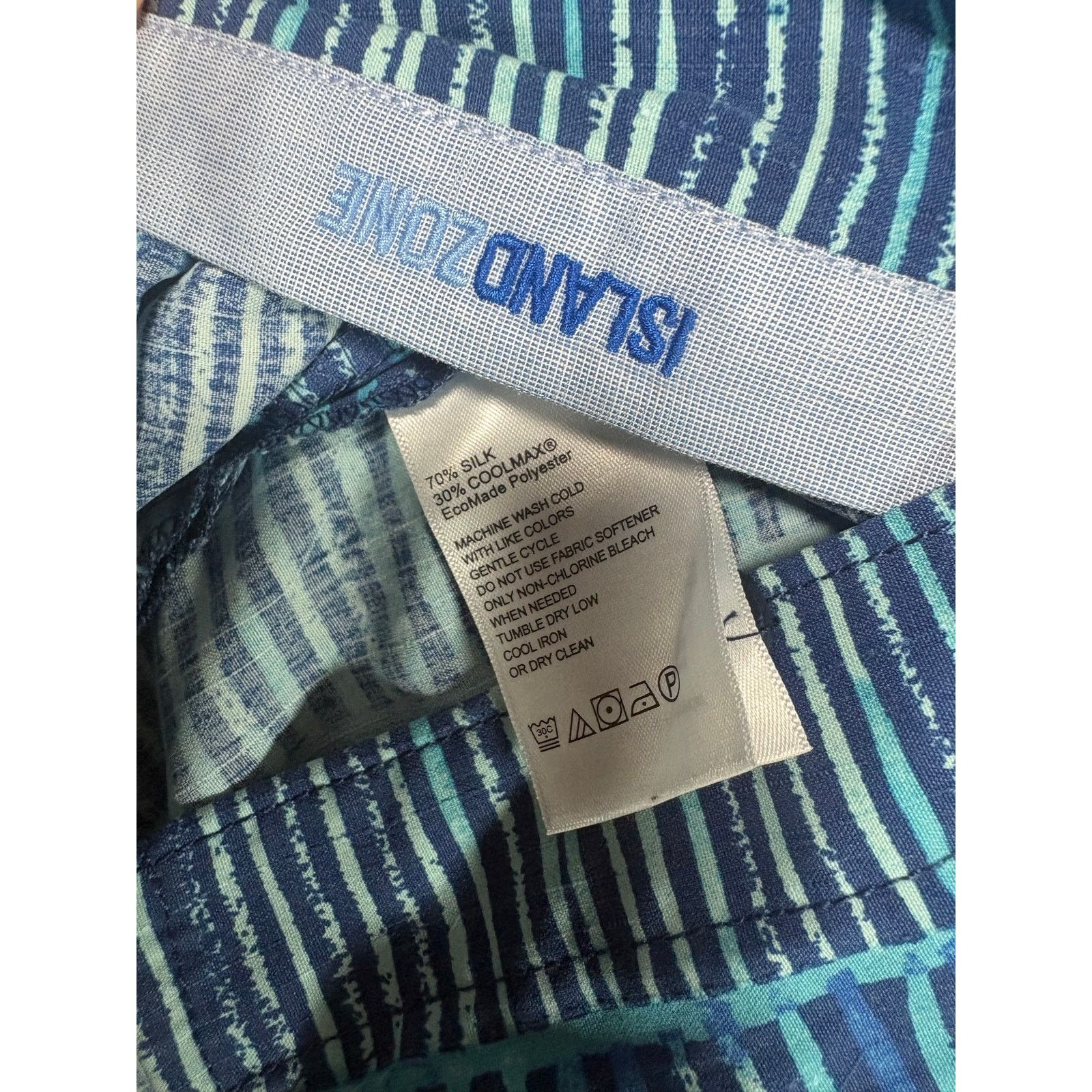 Tommy Bahama Tommy Bahama Blue Striped Short Sleeve Shirt Size XXL #0487 Size US XXL / EU 58 / 5 - 3 Thumbnail