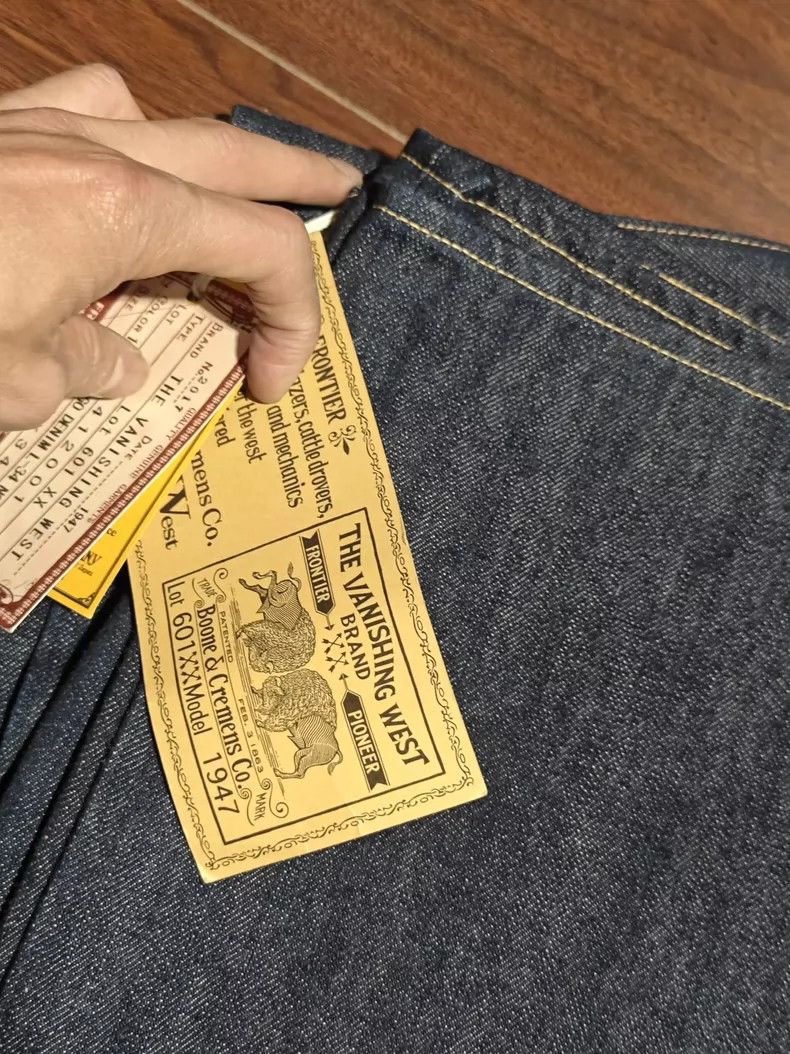 Freewheelers Freewheelers Straight blue-dyed jeans Size US 31 - 7 Thumbnail