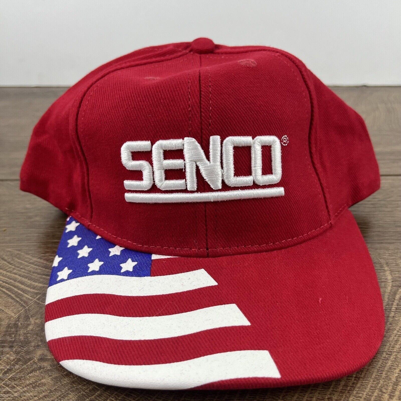 Other SENCO USA Hat Senco Red Cap Hat Adjustable Hat Red Adult Hat Size ONE SIZE - 4 Thumbnail