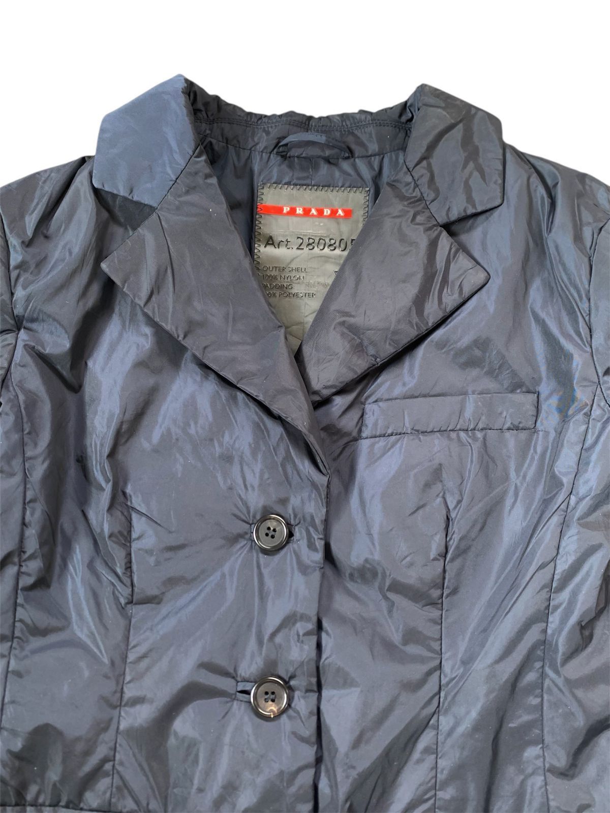 Prada Prada Nylon Padded Blazer Size M / US 6-8 / IT 42-44 - 3 Thumbnail