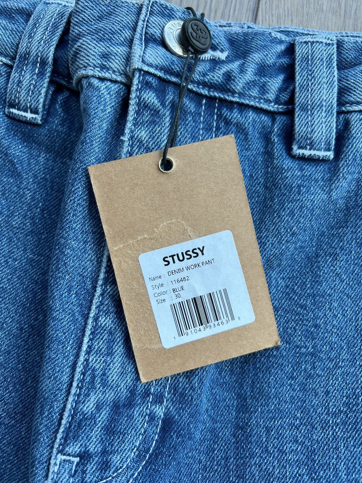 Stussy Stussy Denim Double Knee Work Pant 30 Size US 30 / EU 46 - 6 Thumbnail