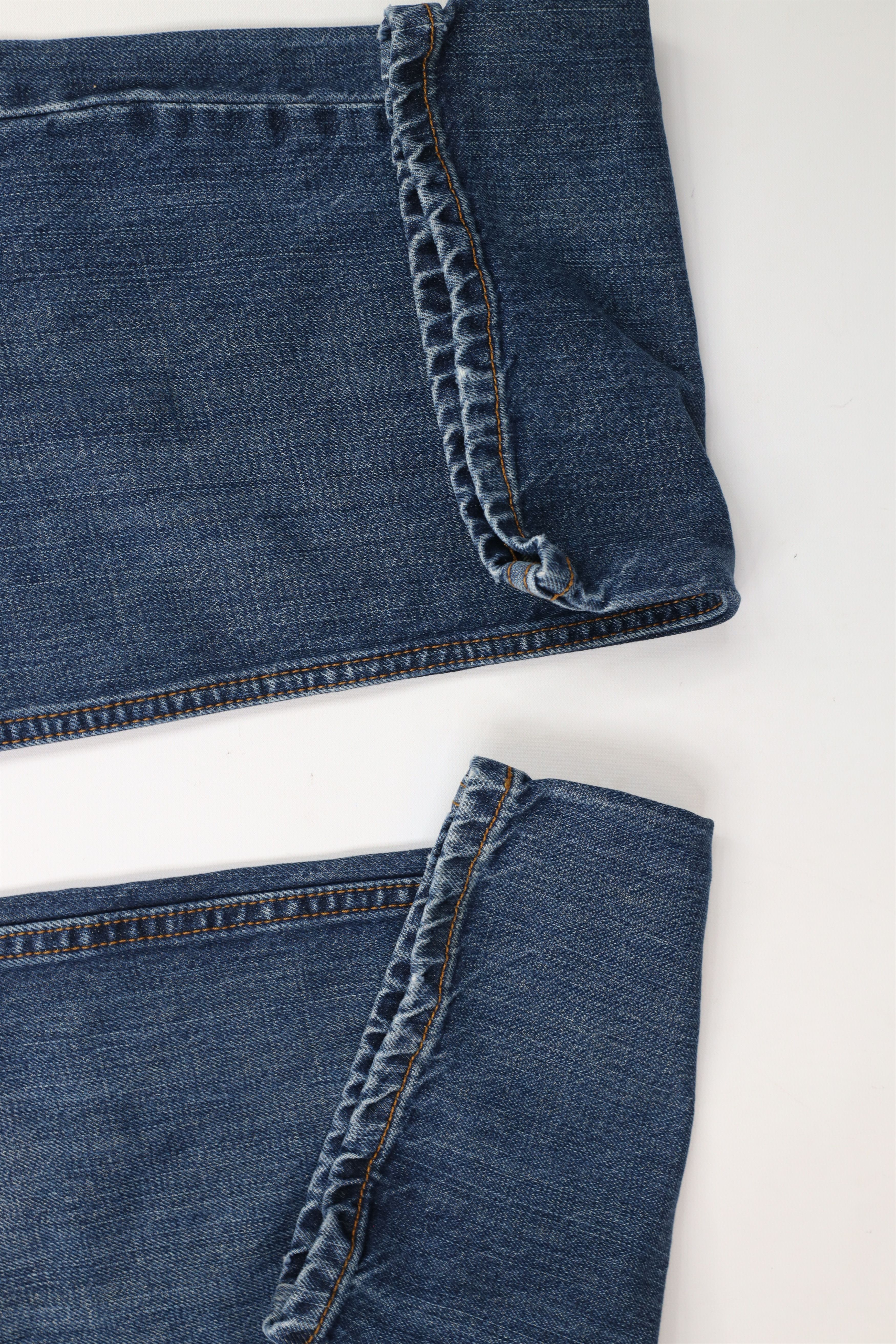Harley Davidson × Vintage Vintage Harley Davidson Spell Motorcycle Denim Jeans Blue Size US 38 / EU 54 - 5 Thumbnail